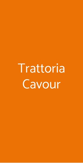 Trattoria Cavour, Alghero