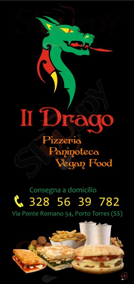 Il Drago Porto Torres menù 1 pagina