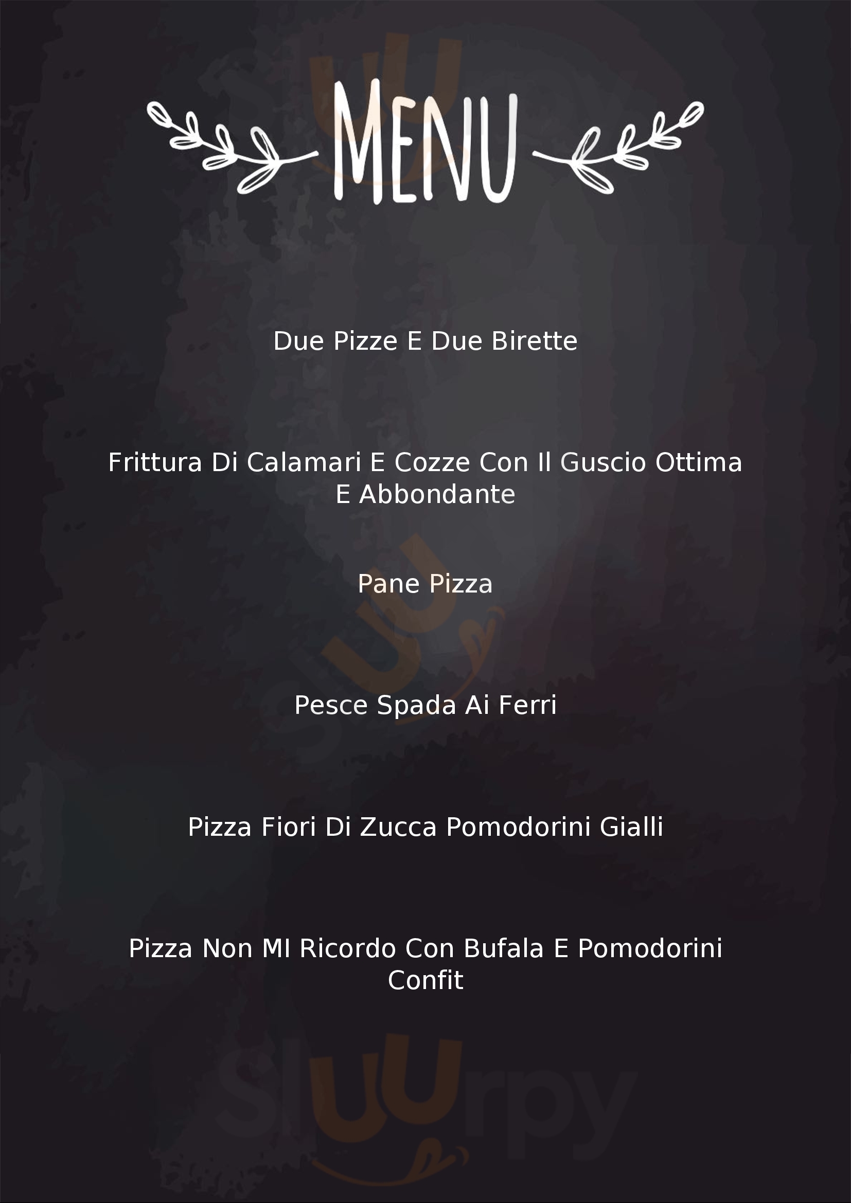 MaxPizza Alghero menù 1 pagina