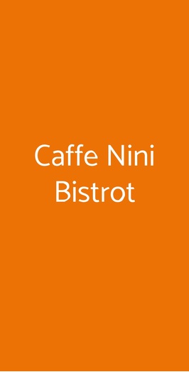 Caffe Nini Bistrot, Roma