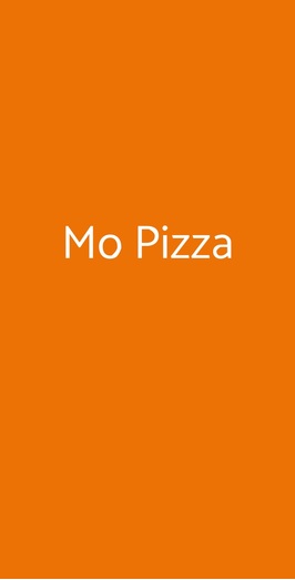 Mo Pizza, Sassari