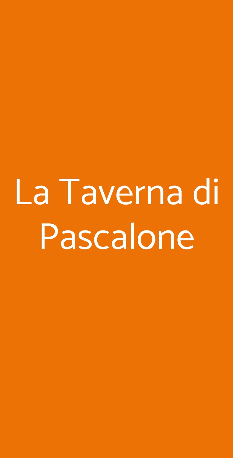 La Taverna di Pascalone Latiano menù 1 pagina