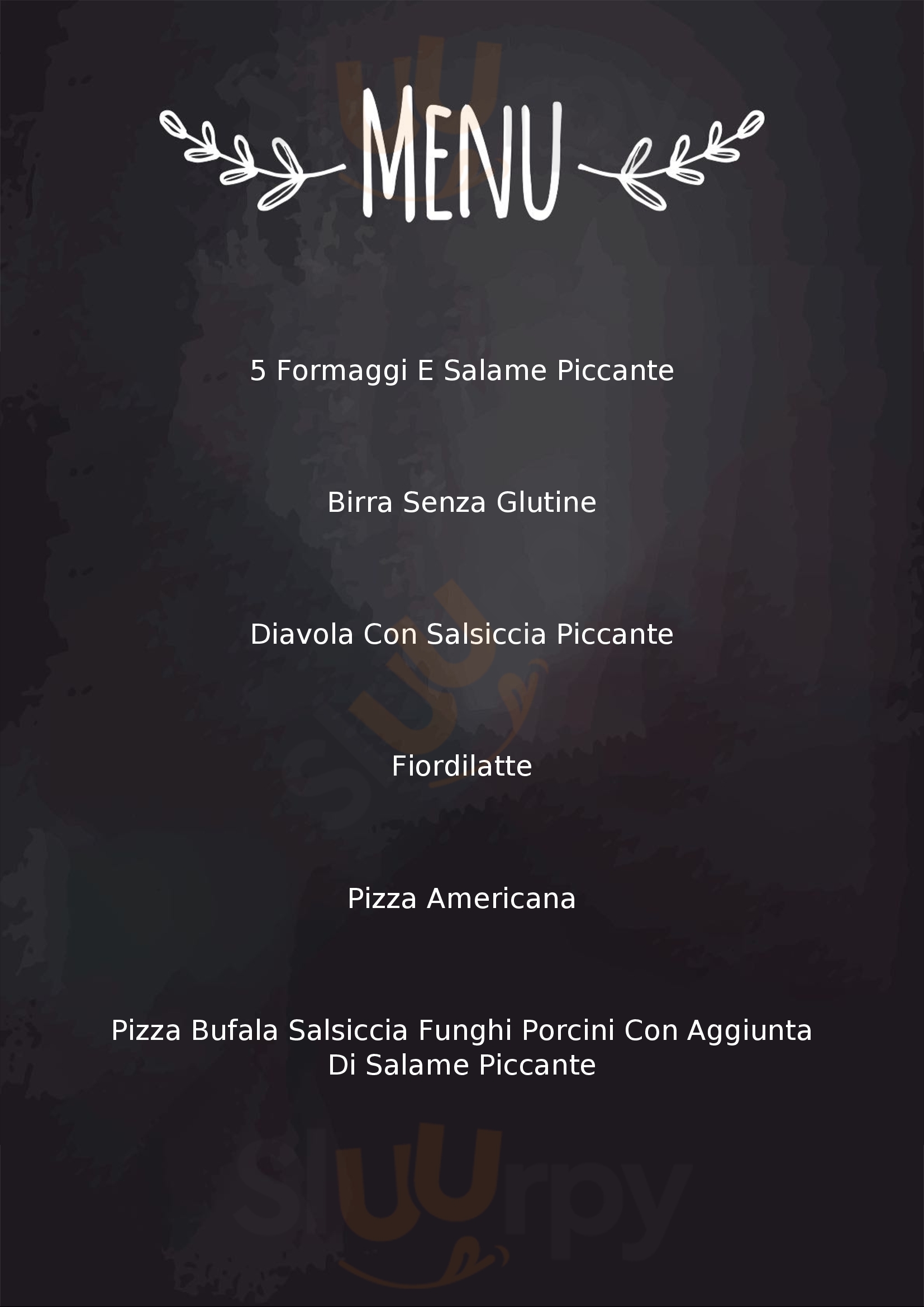 Pizzamania da Dario Ostuni menù 1 pagina