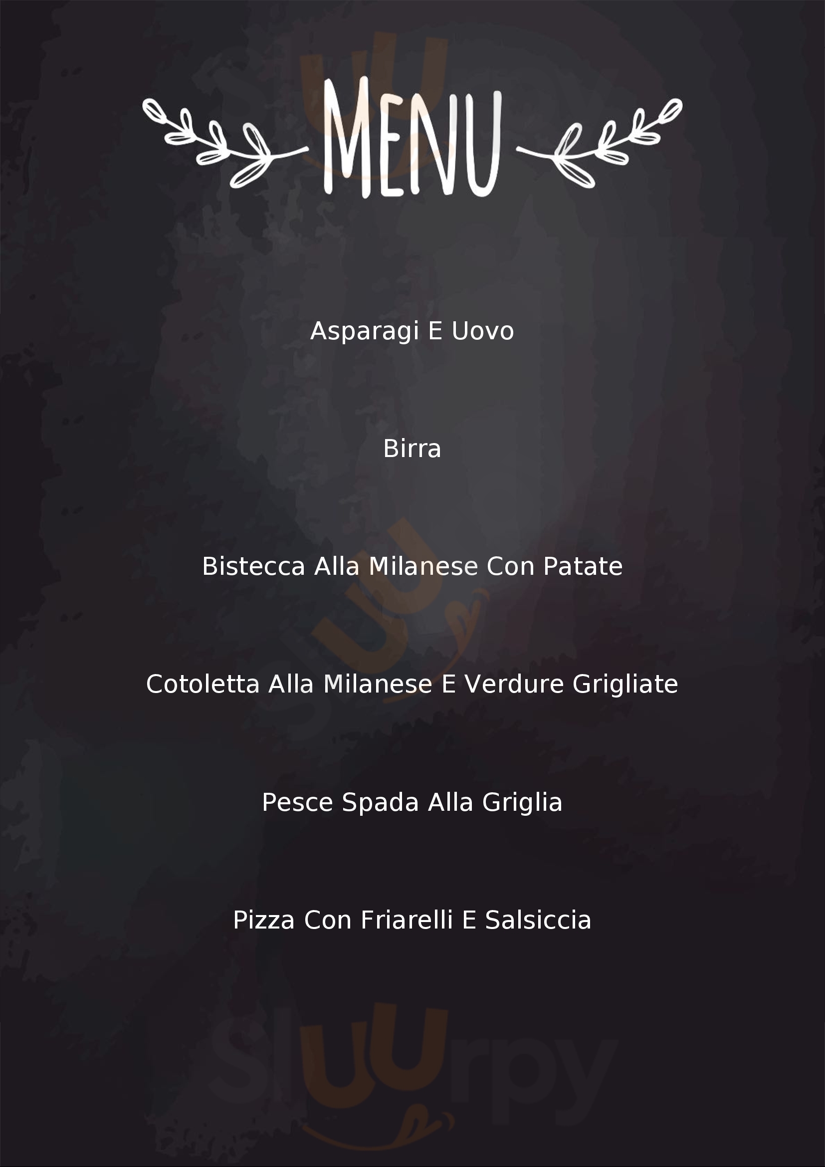 S.Lucia Pizzeria Bra menù 1 pagina