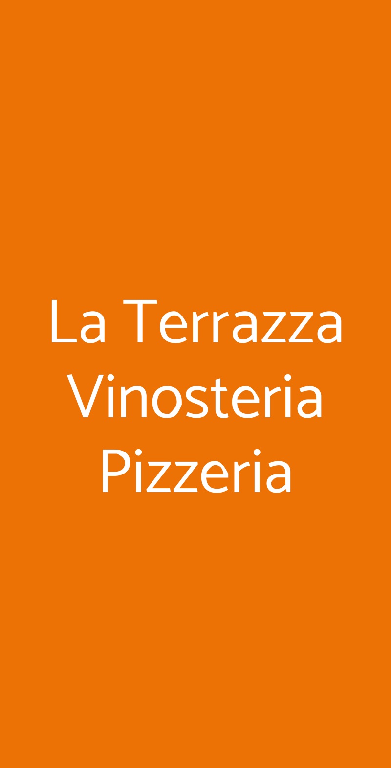 La Terrazza Vinosteria Pizzeria Brindisi menù 1 pagina