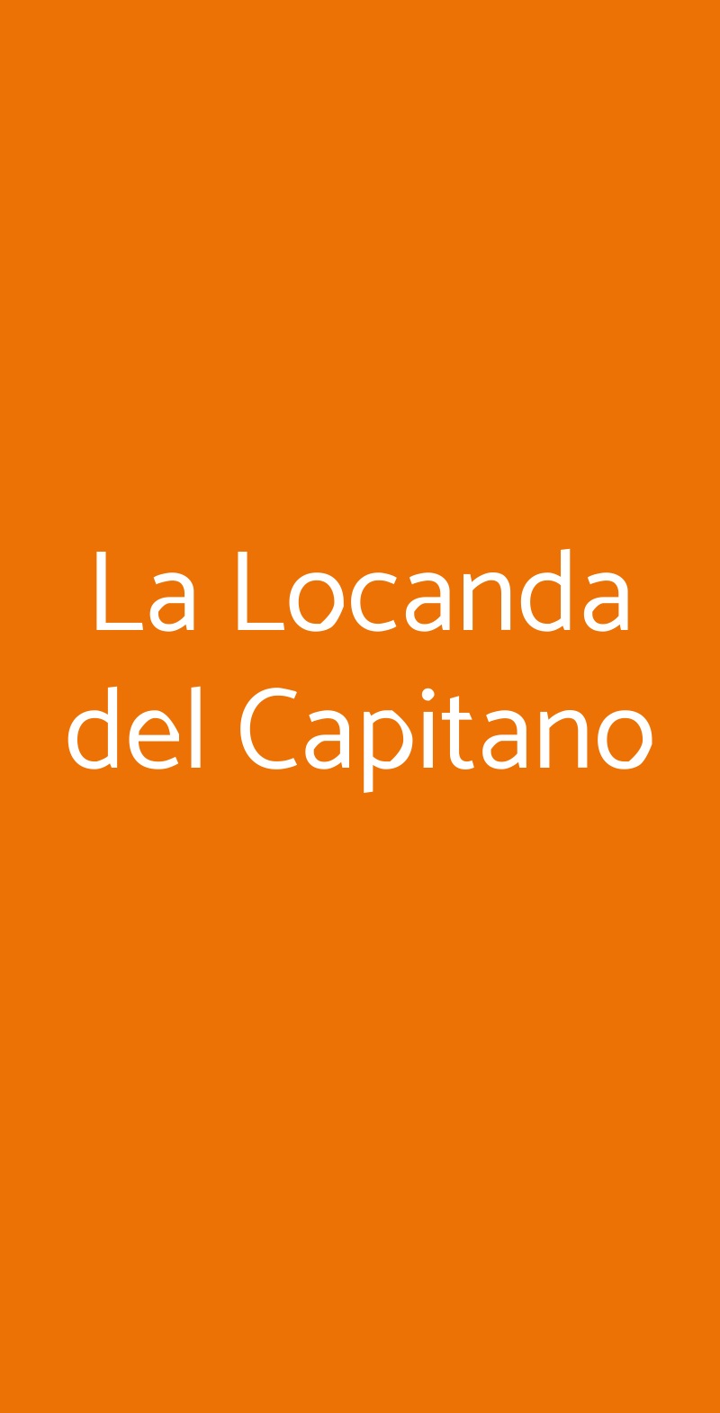 La Locanda del Capitano Montone menù 1 pagina