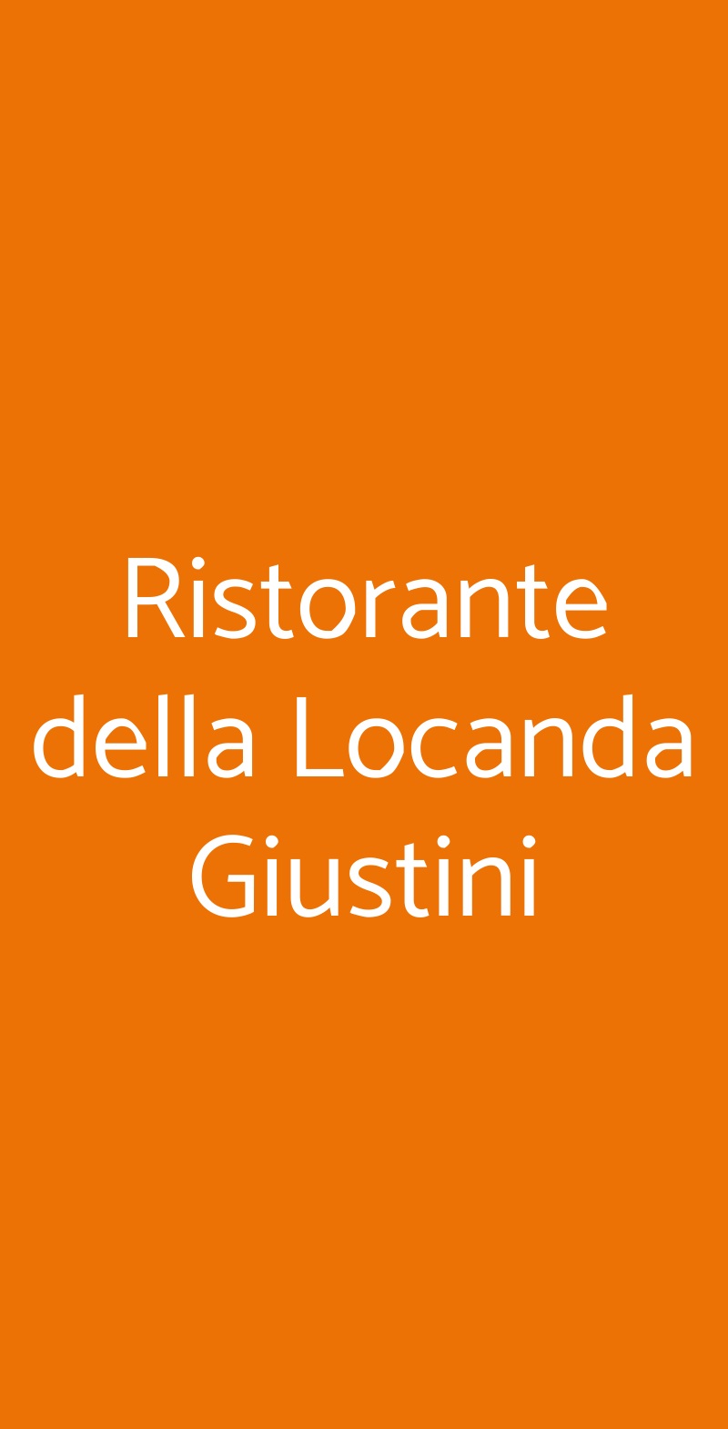 Ristorante Della Locanda Giustini, Cascia