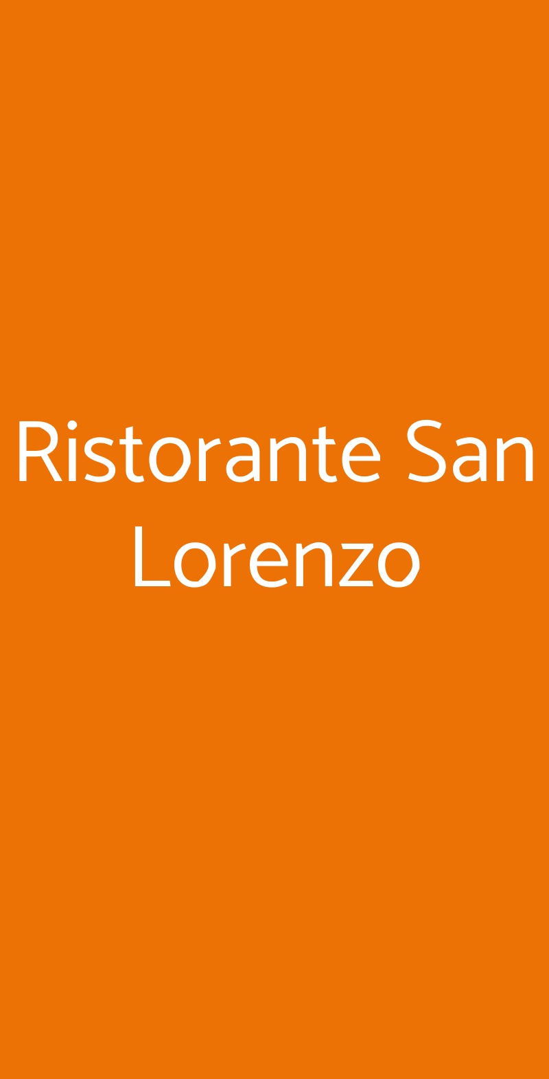 Ristorante San Lorenzo, Spoleto