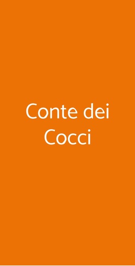 Conte Dei Cocci, Roma