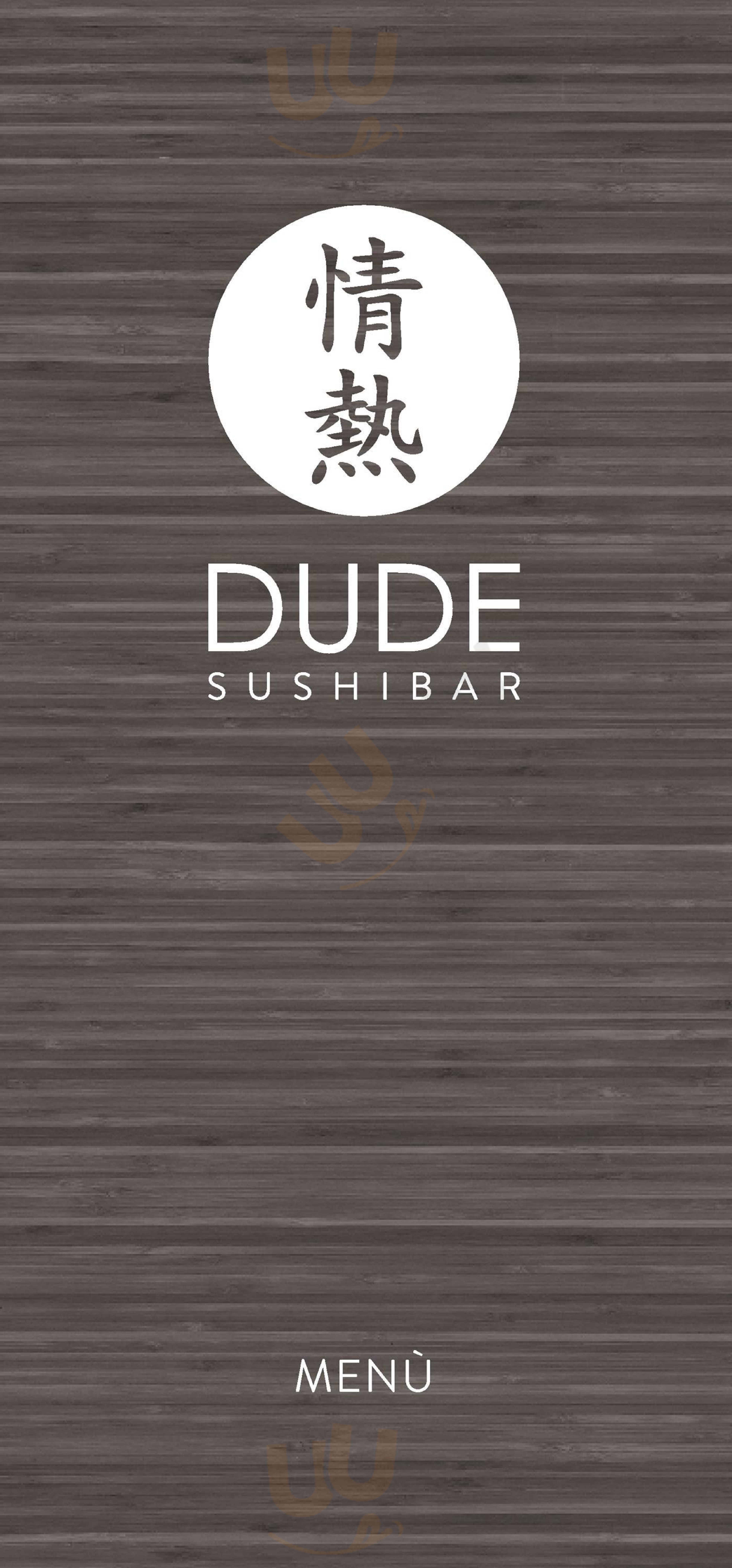 Dude Sushi Bar Foligno menù 1 pagina