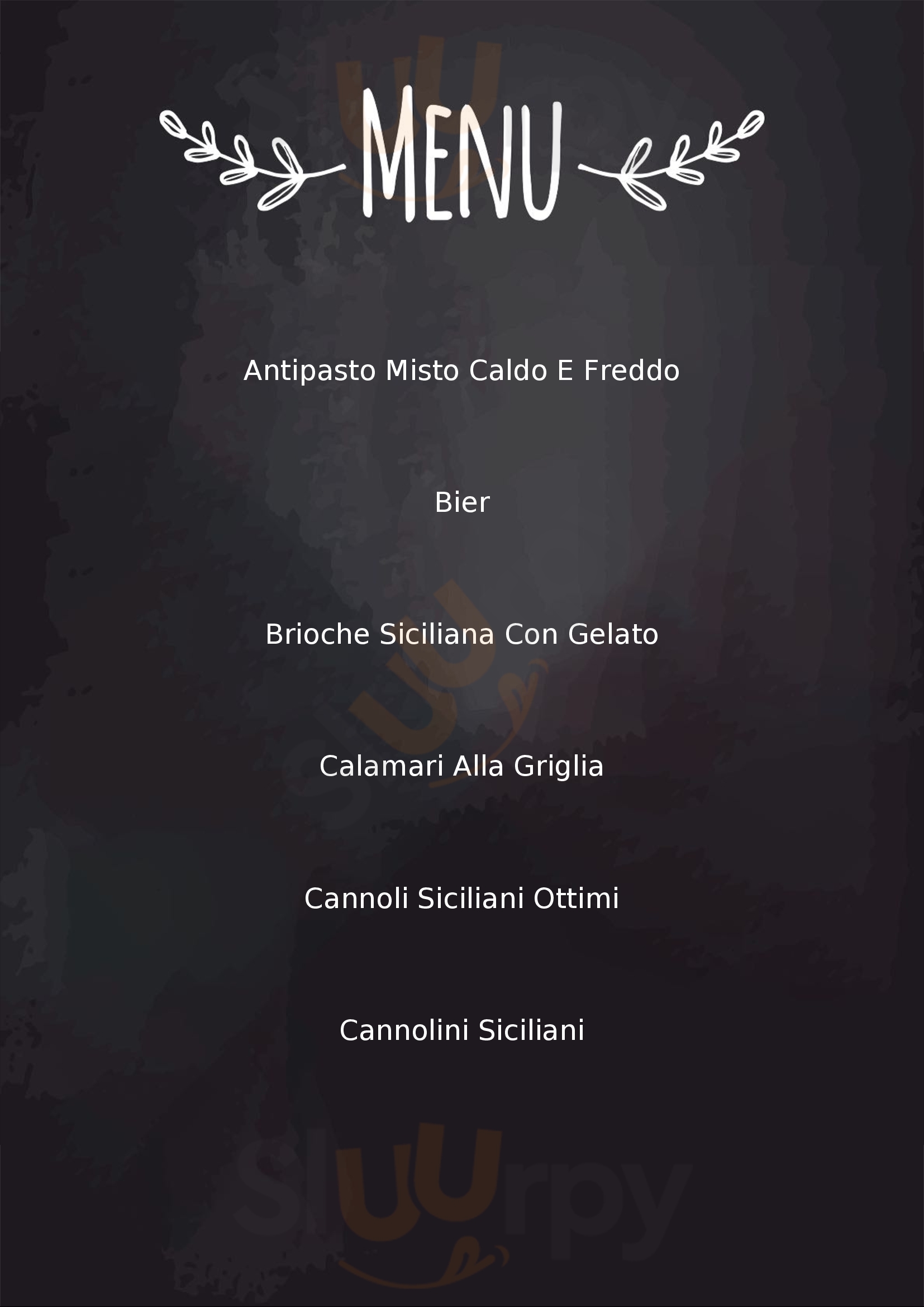 Ristorante La Gioiosa Perugia menù 1 pagina