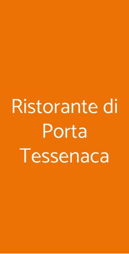 Ristorante Di Porta Tessenaca, Gubbio