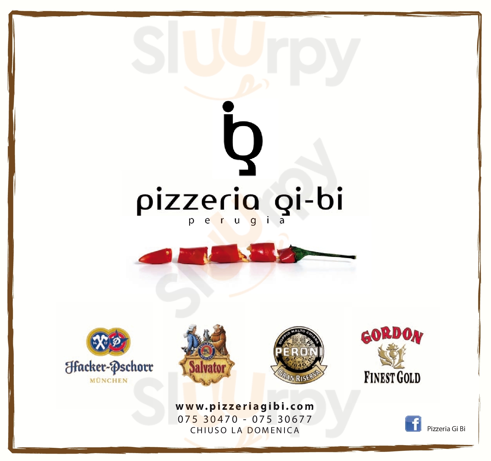 Pizzeria Gi Bi Perugia menù 1 pagina