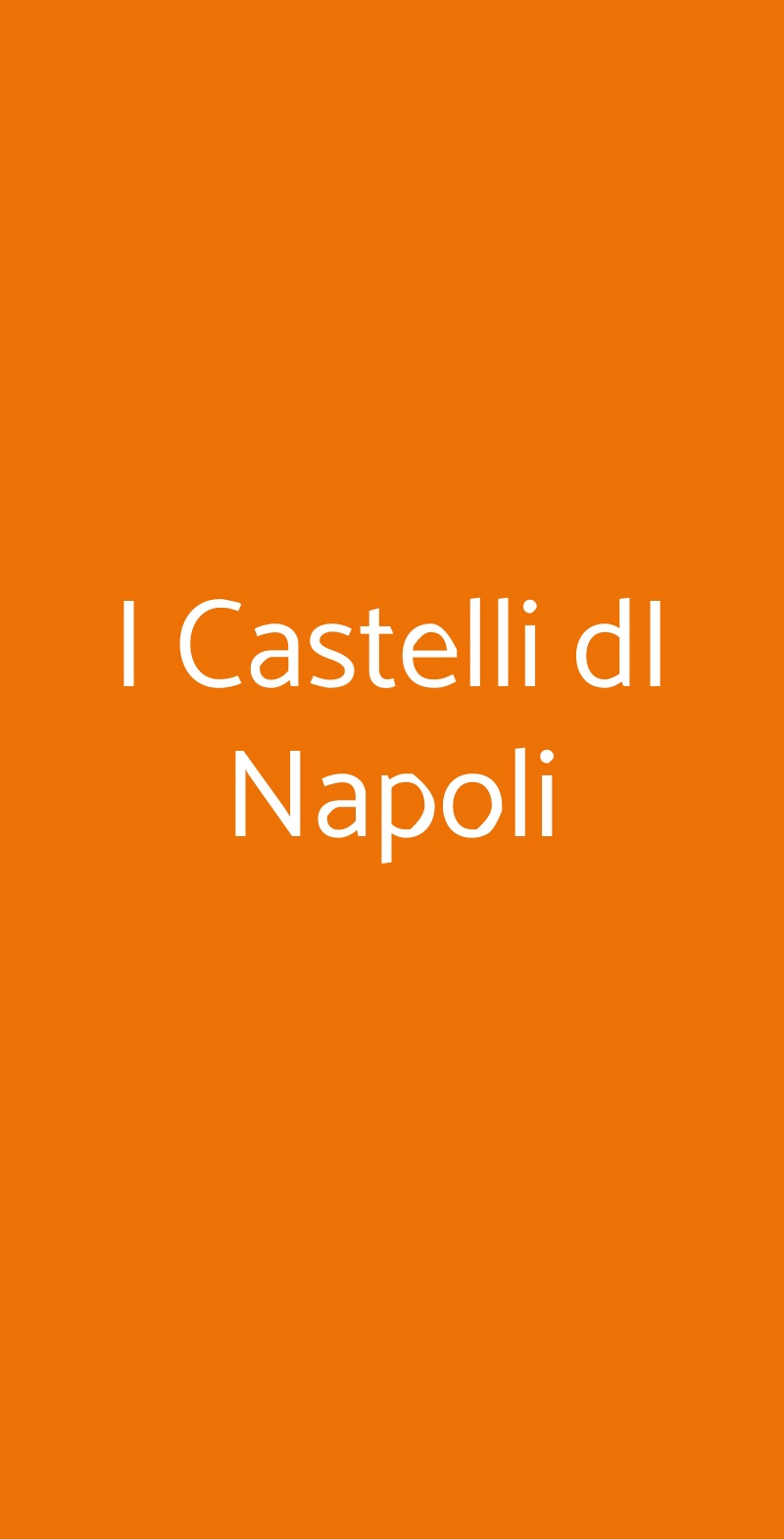 I Castelli dI Napoli Perugia menù 1 pagina