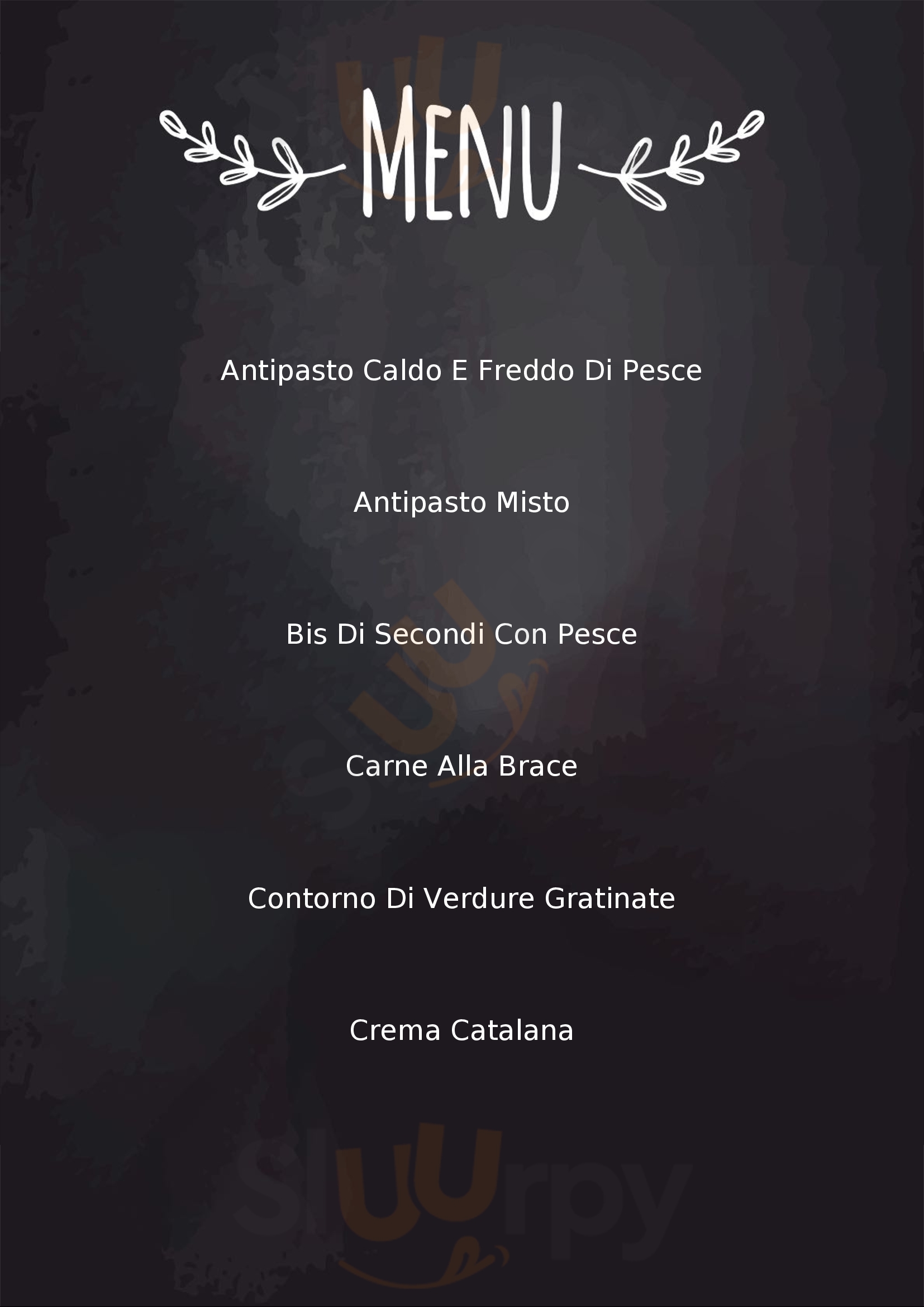 ristorante san faustino Massa Martana menù 1 pagina