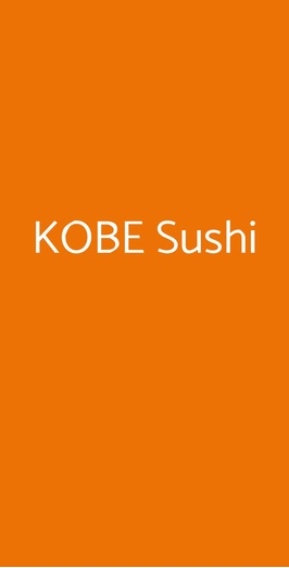 Kobe Sushi, Viterbo