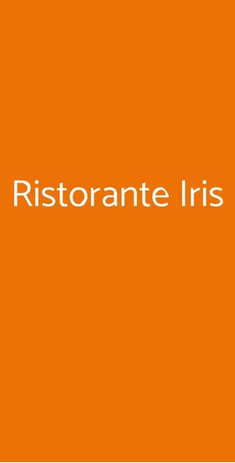 Ristorante Iris, Perugia