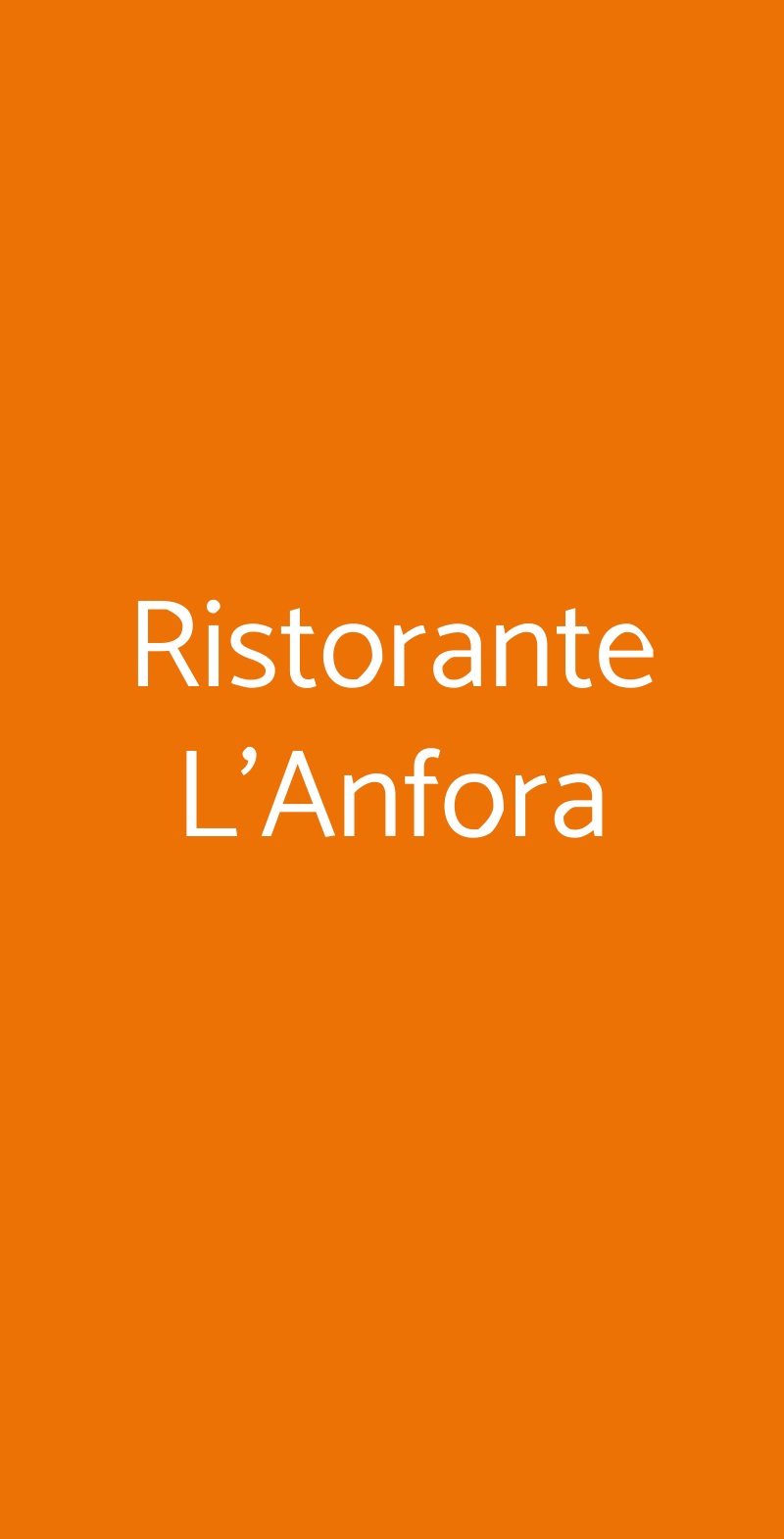 Ristorante L'anfora, Spoleto