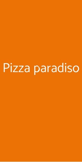 Pizza Paradiso, Perugia