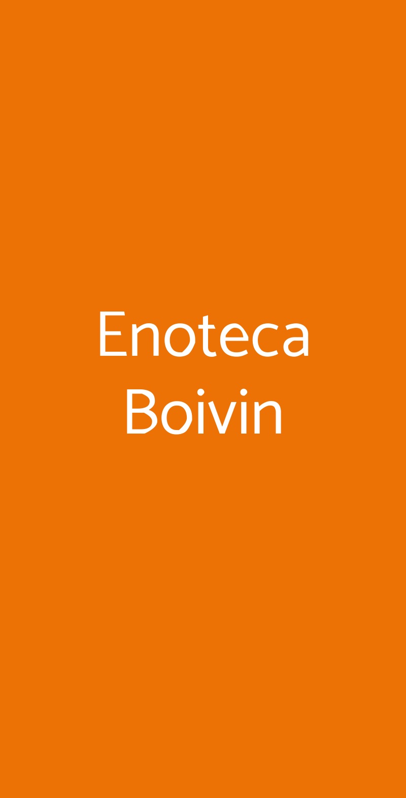 Enoteca Boivin Levico Terme menù 1 pagina