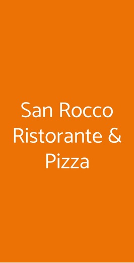 San Rocco Ristorante & Pizza, Peio