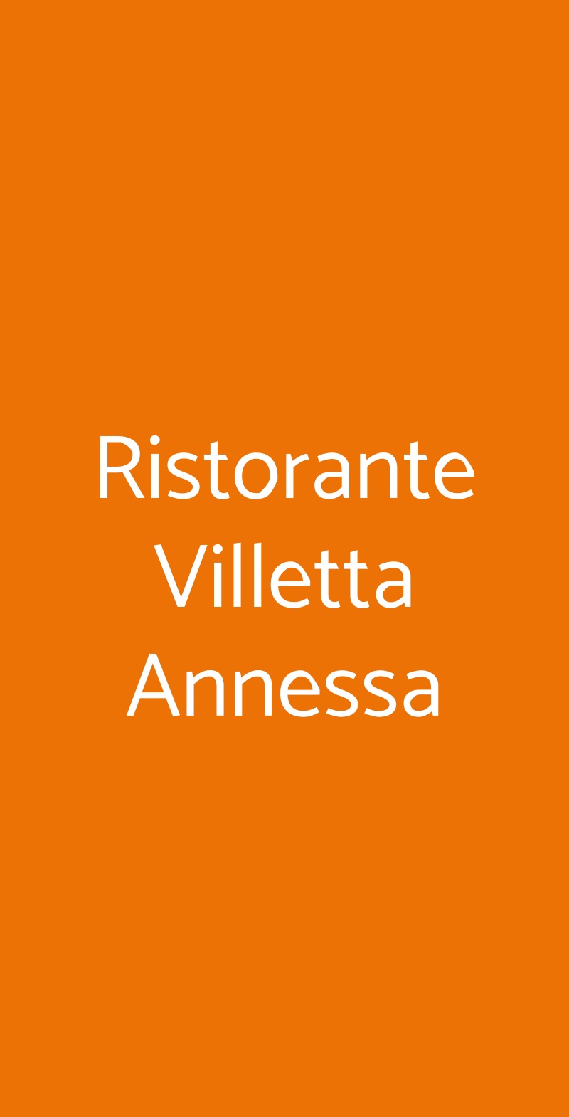 Ristorante Villetta Annessa Riva Del Garda menù 1 pagina