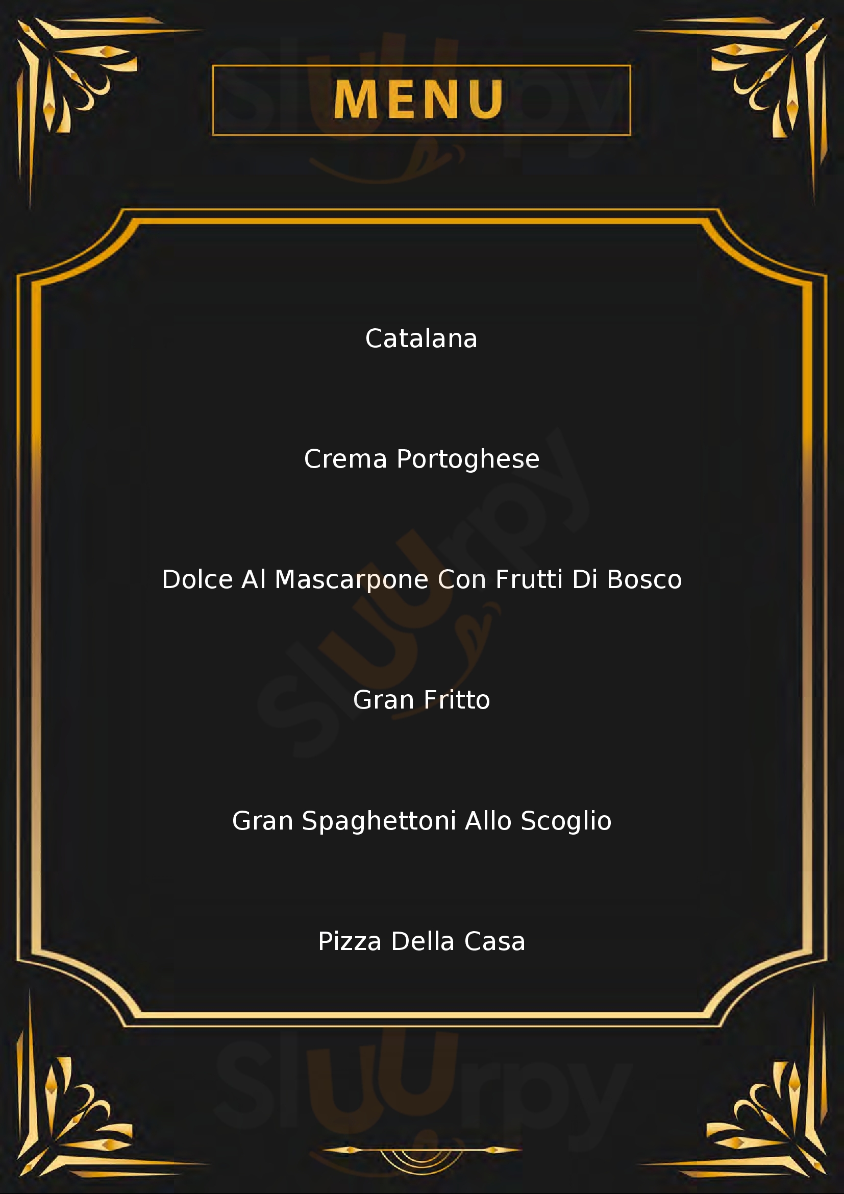 Ristorante Pizzeria Cinque Sensi Massa Lombarda menù 1 pagina