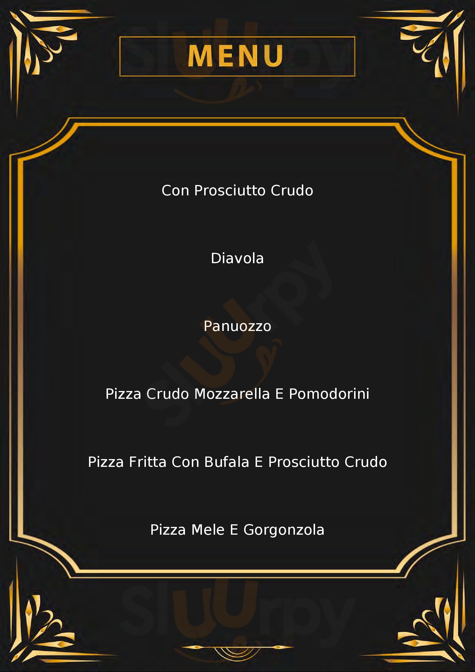Ischia Pizza & Panuozzi Torino menù 1 pagina