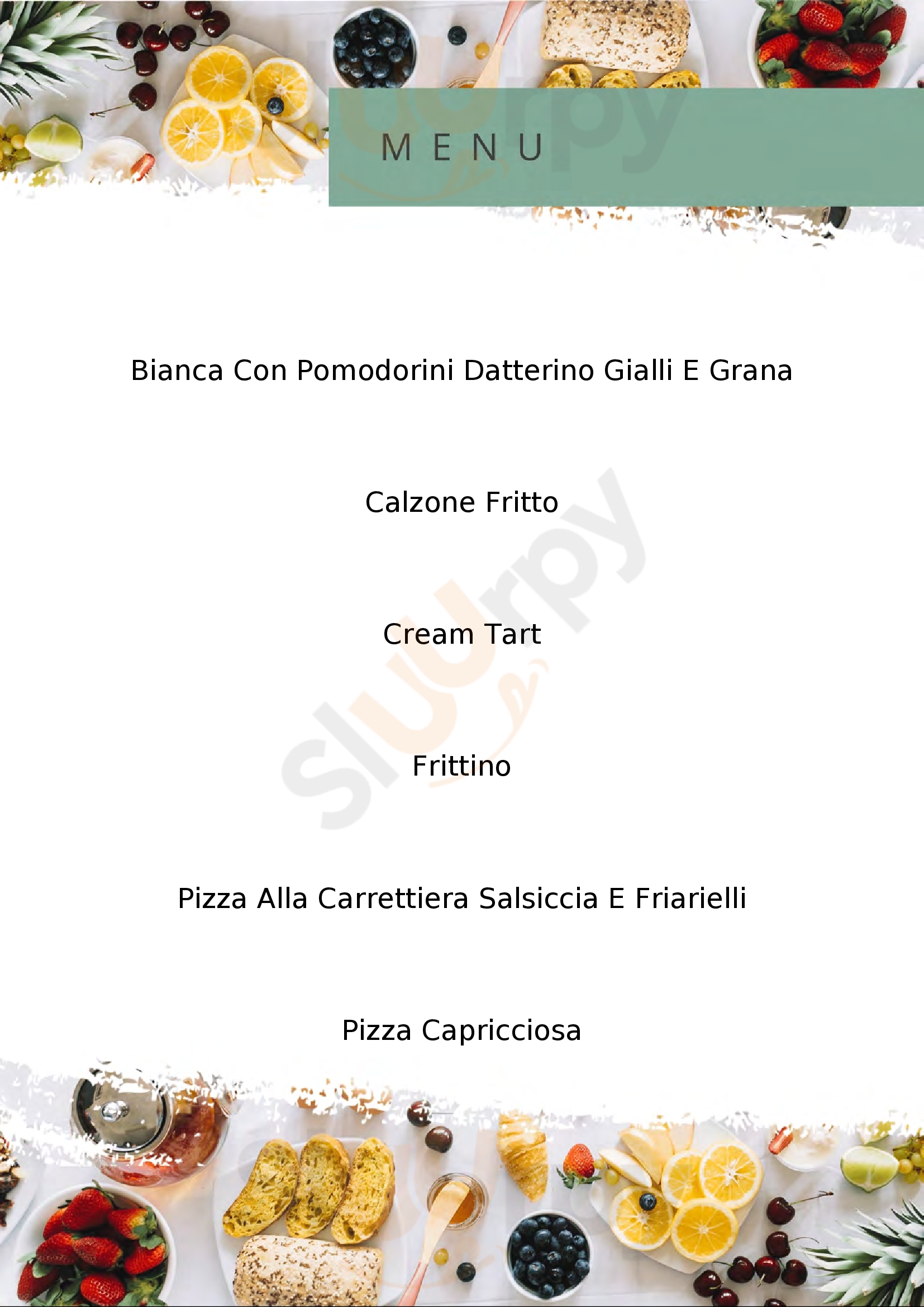 Cipò 95 Pizza And Aperitif Pozzuoli menù 1 pagina
