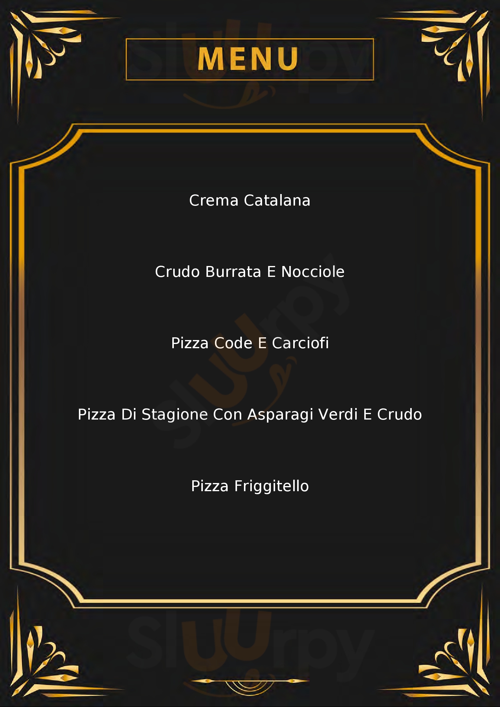 BRAMA fame di pizza Castello Di Godego menù 1 pagina