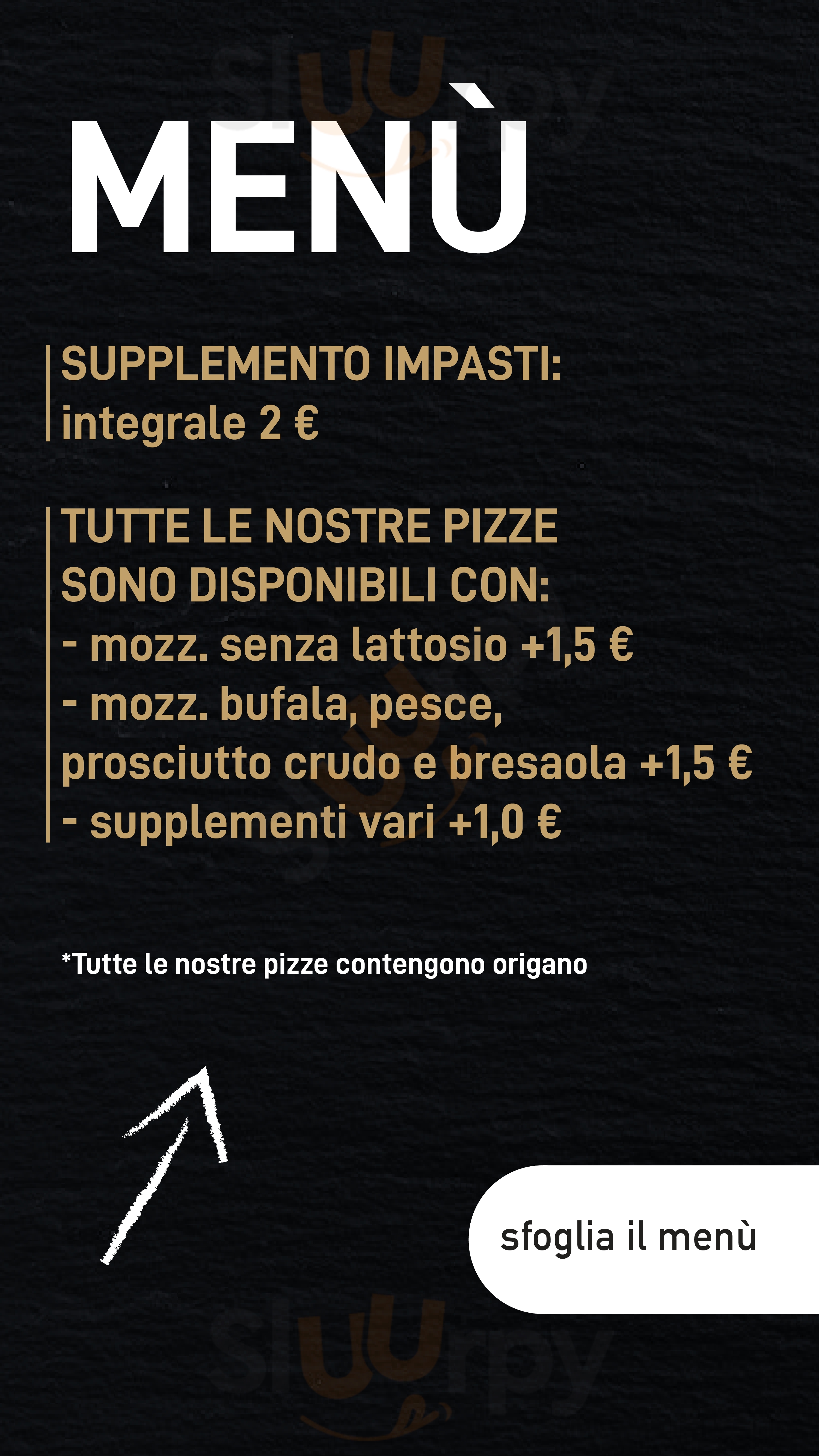 Spizzicapizza Altopiano Seveso menù 1 pagina