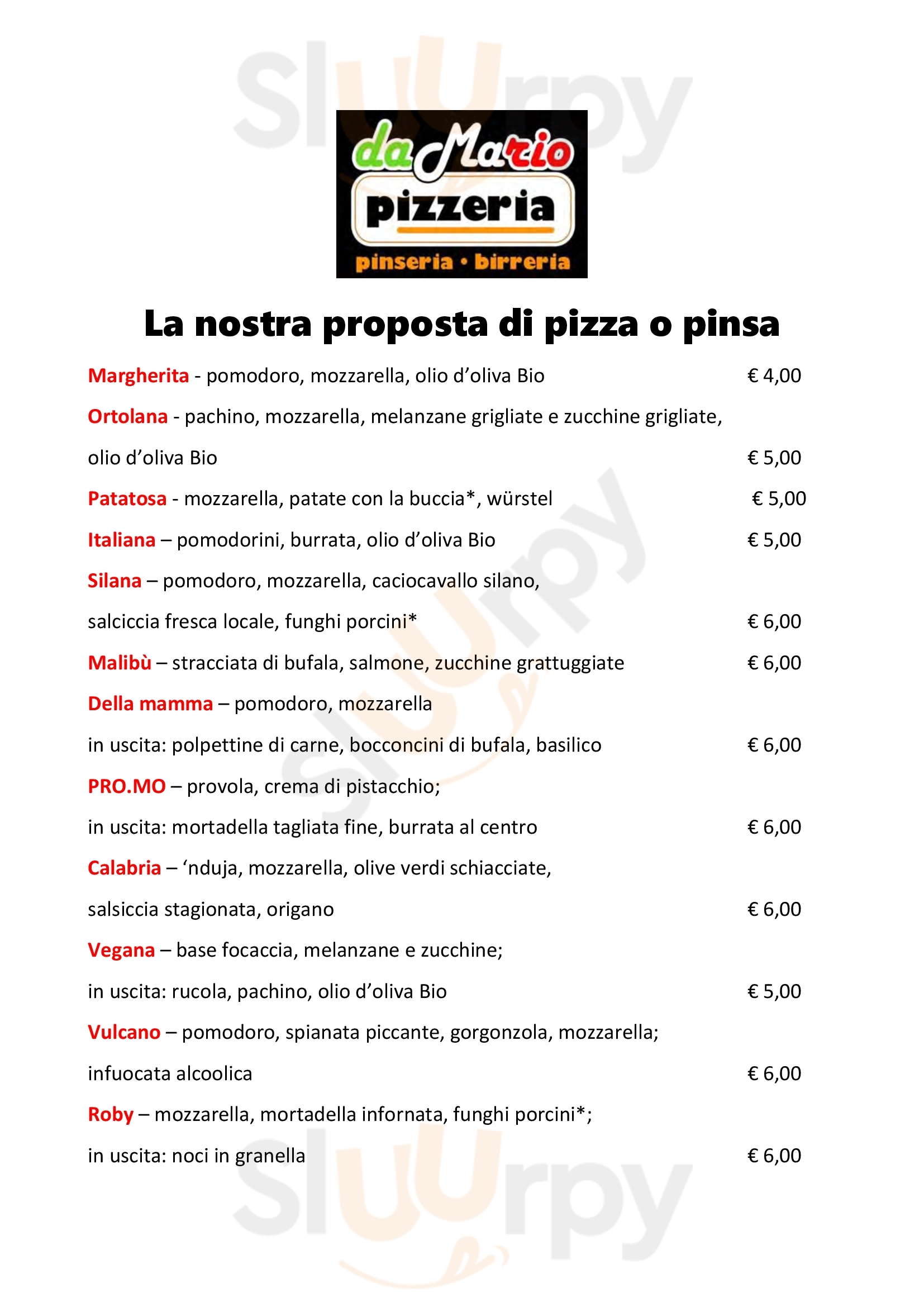 Pizzeria Pinseria Birreria Da Mario, Montalto Uffugo