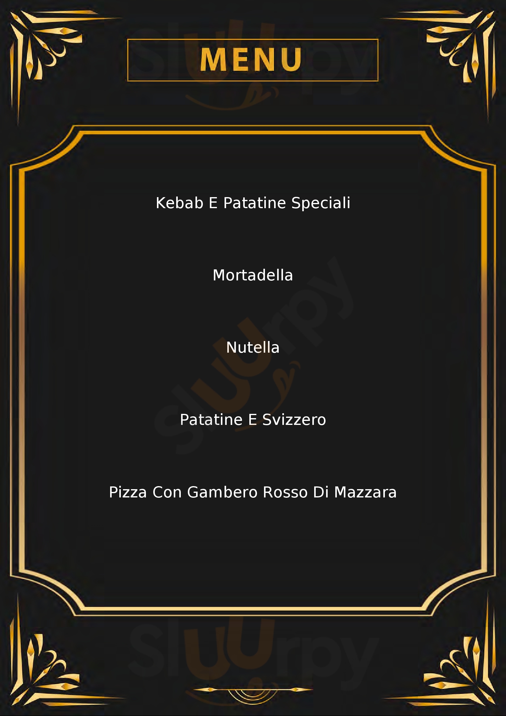 Pizzeria La Piazzetta Palma di Montechiaro menù 1 pagina