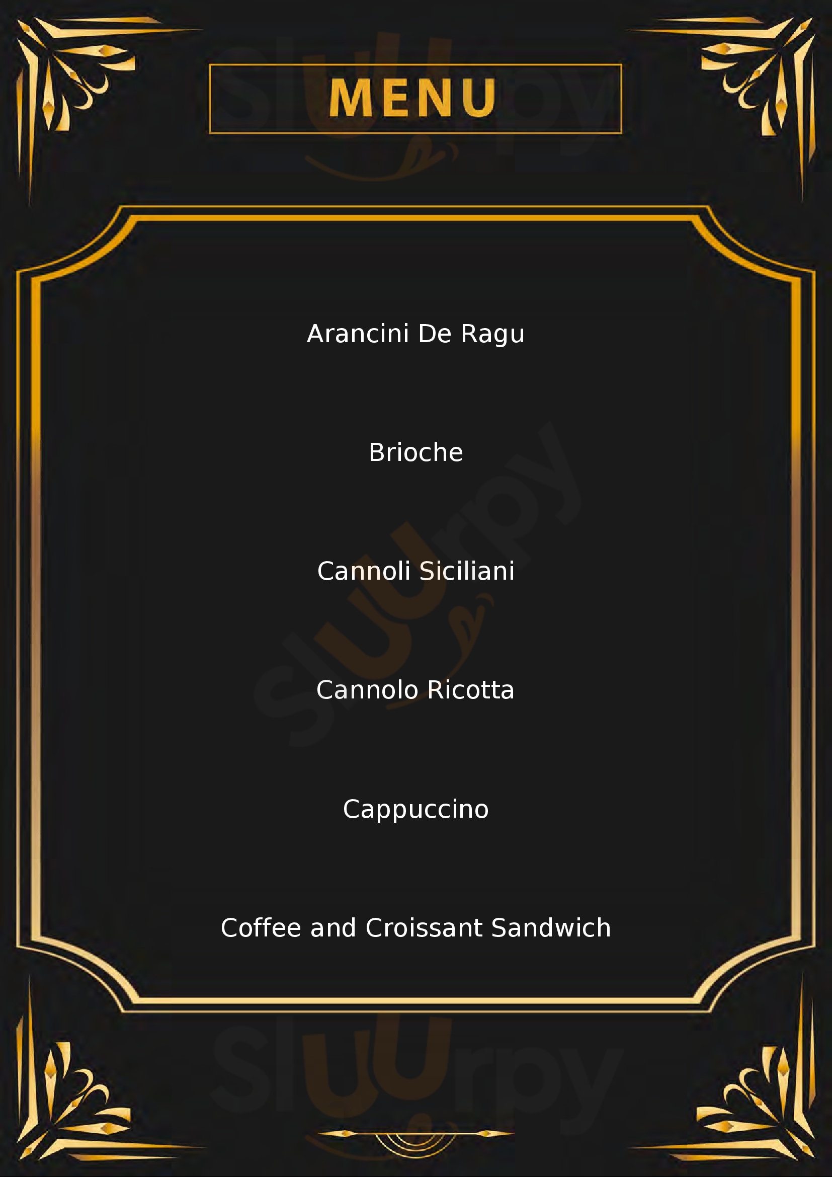 Caffe Il Cigno Catania menù 1 pagina