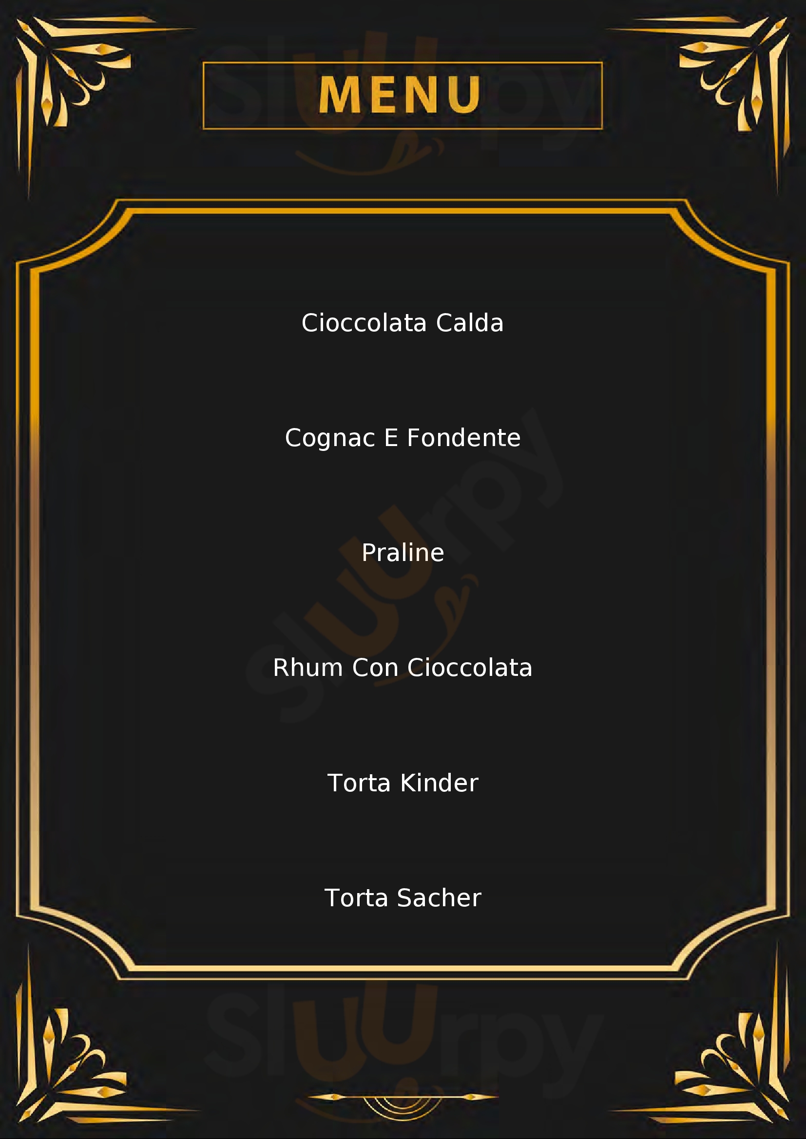 Cioccolateria Prisline Frosinone menù 1 pagina
