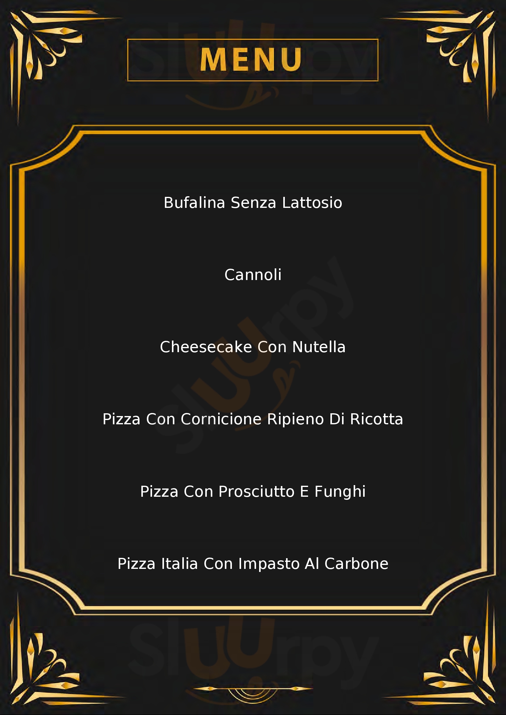 Vulcano Milano Pizza & Burger Cinisello Balsamo menù 1 pagina