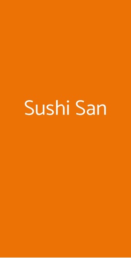 Sushi San, Ferrara