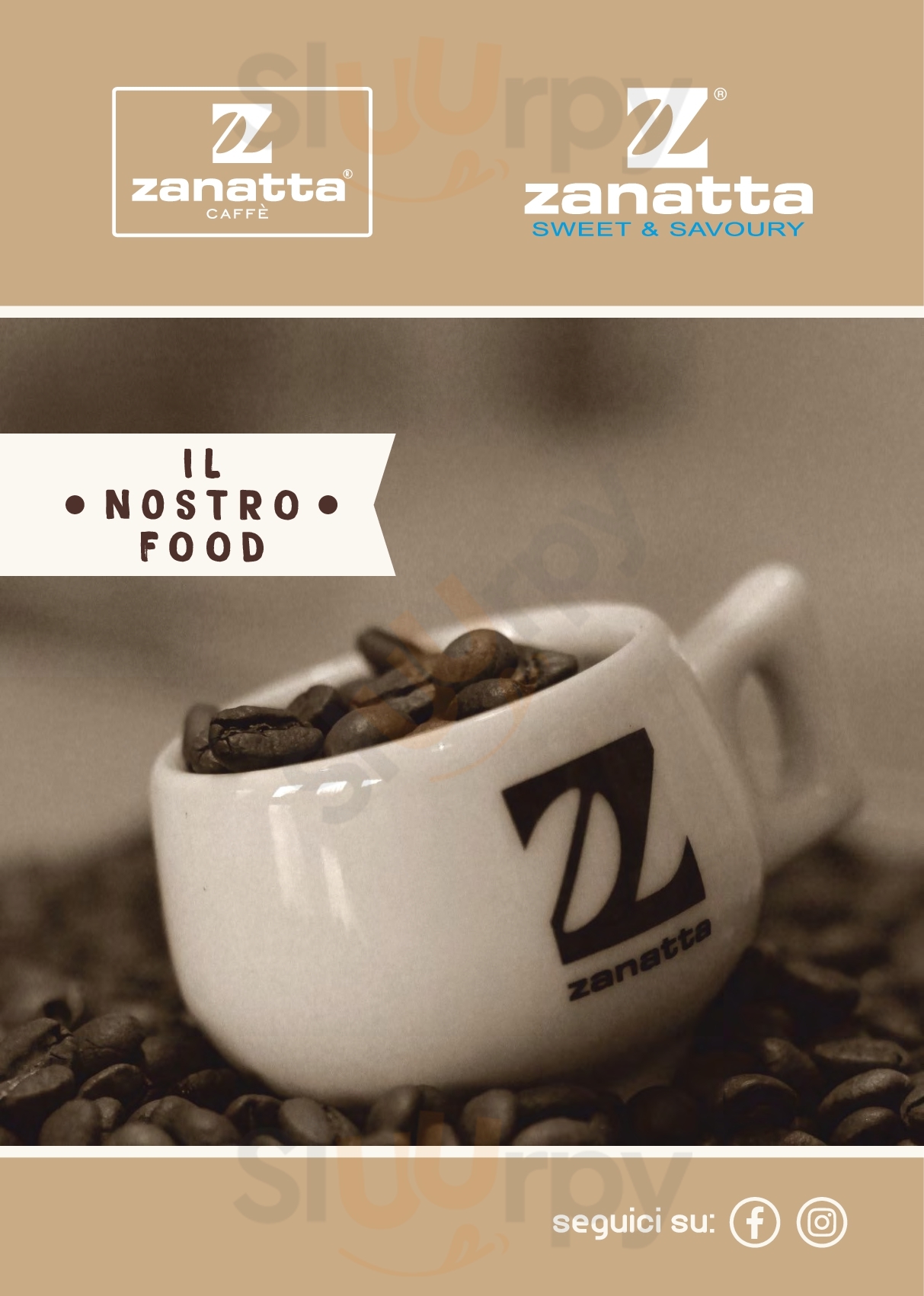Zanatta Caffè Silea menù 1 pagina