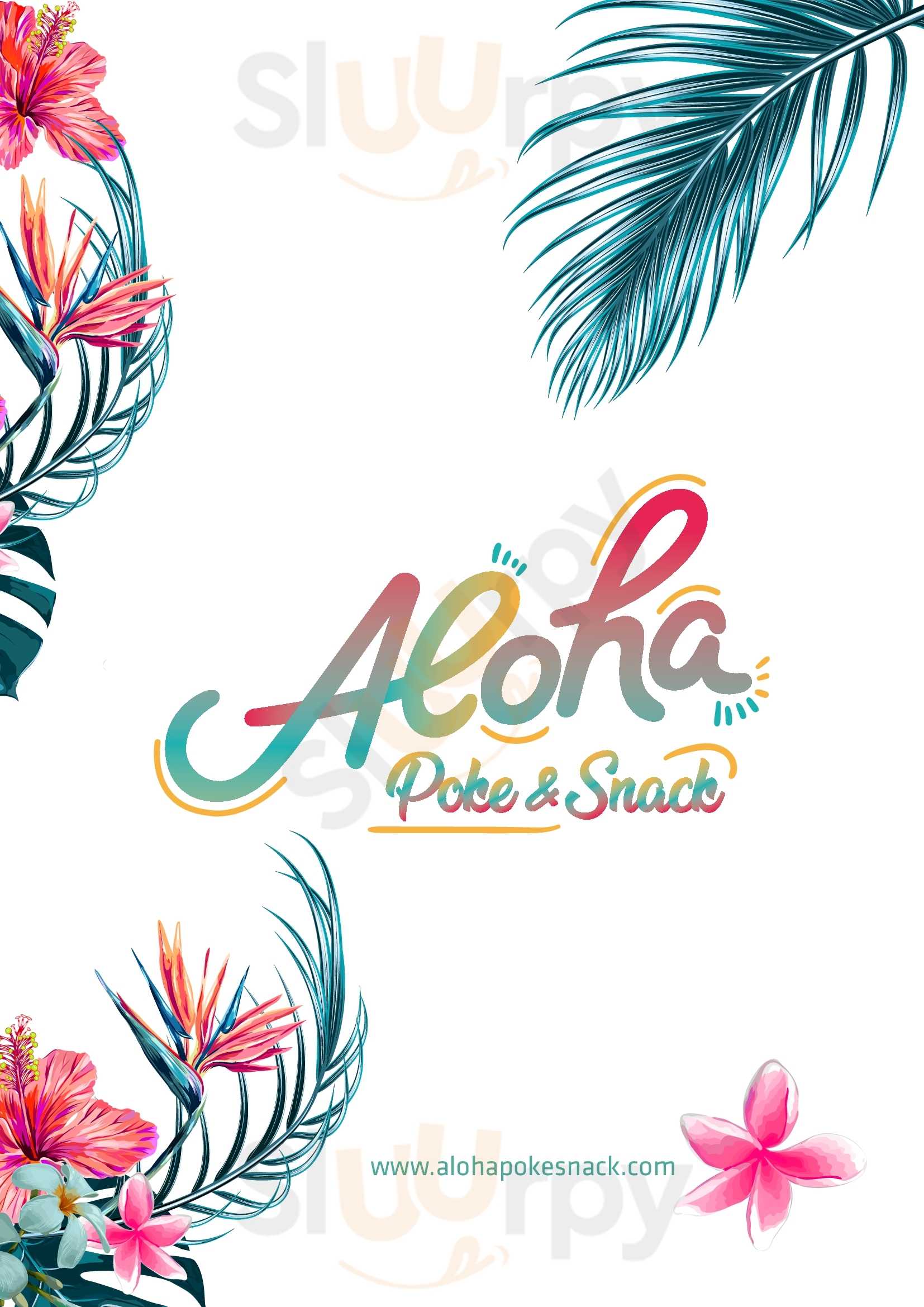 Aloha Poke & Snack Jesolo menù 1 pagina
