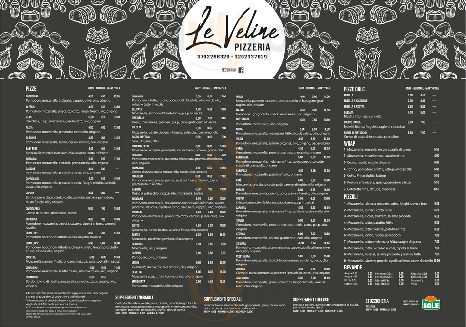 Le Veline Pizzeria Da Asporto