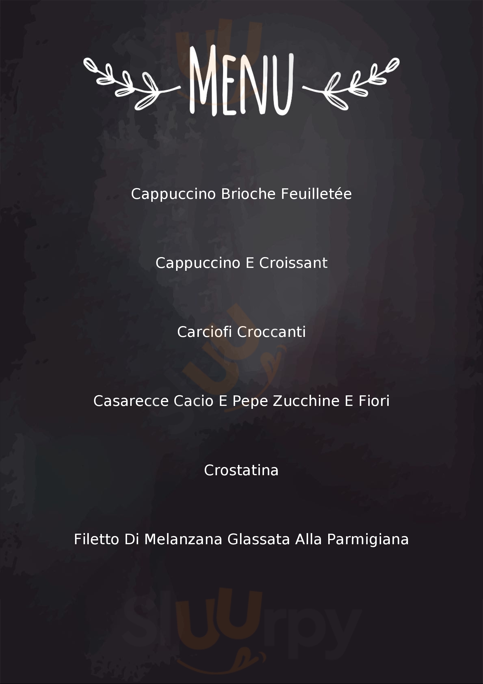 Gastromario Roma menù 1 pagina