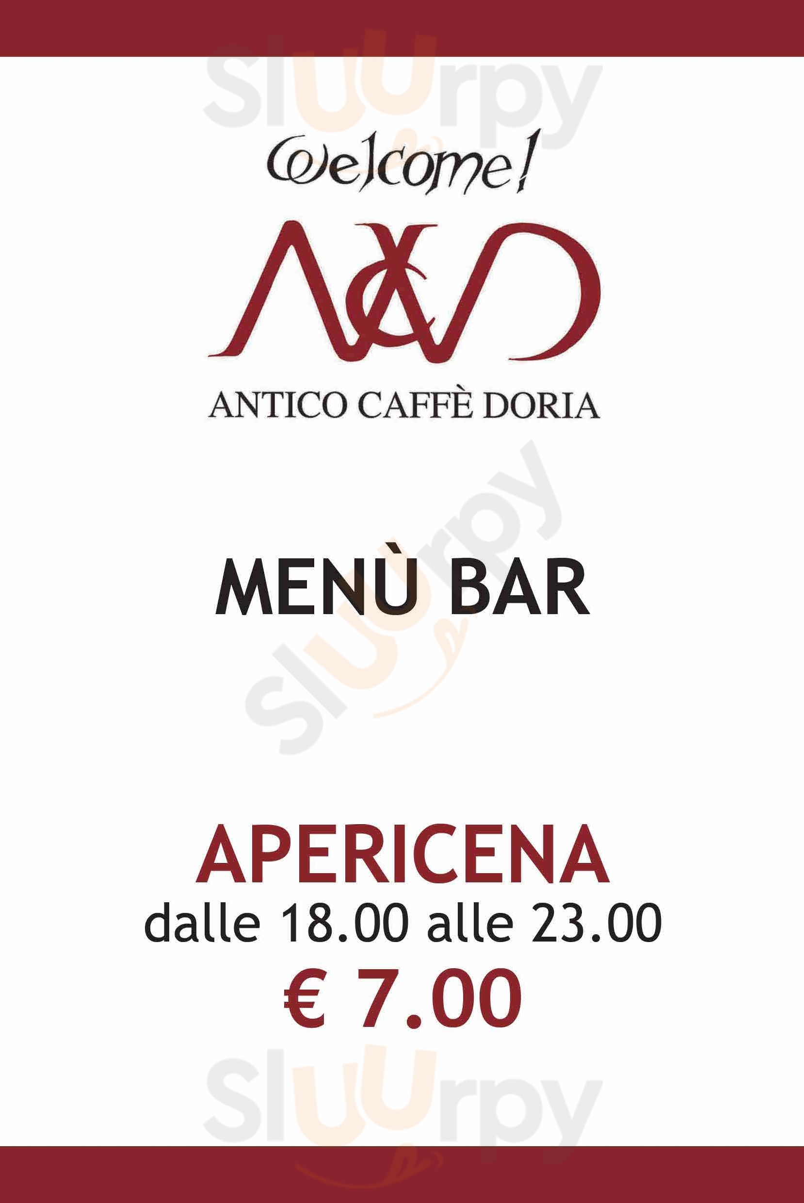 Antico Caffe Doria Roma menù 1 pagina