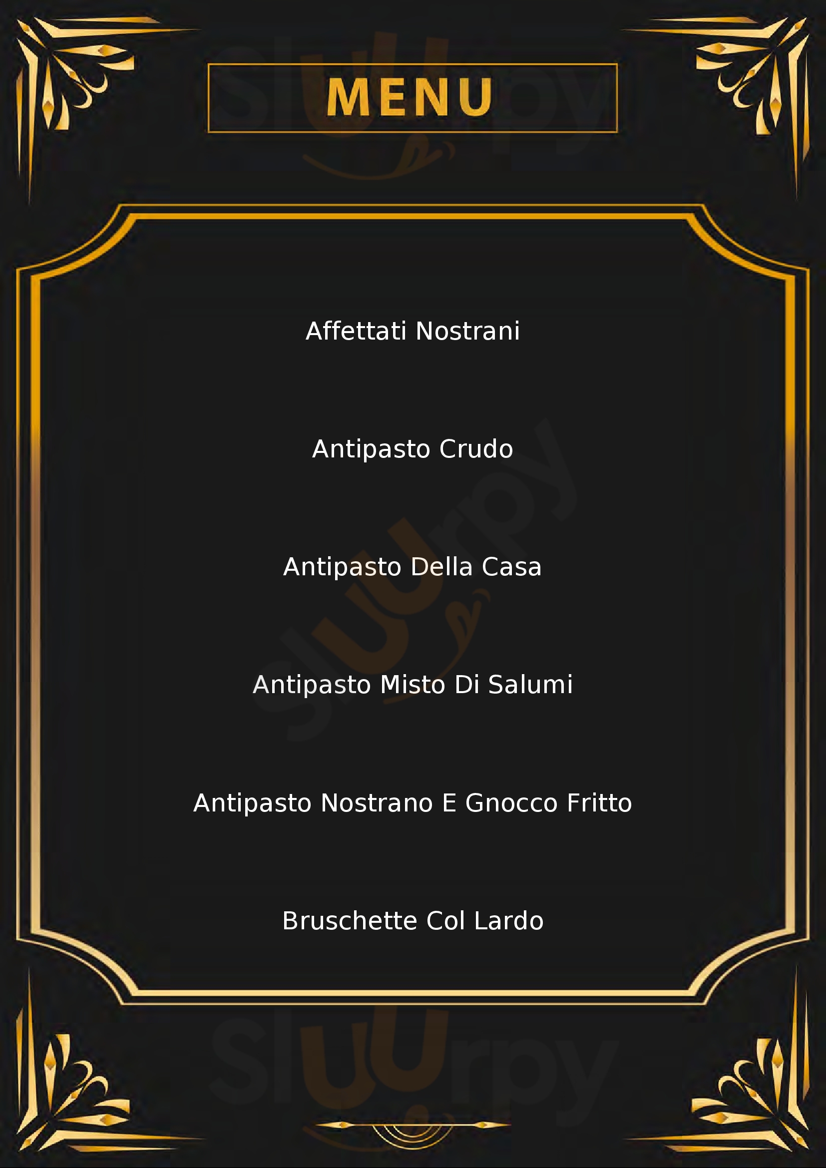 Osteria Denum Casaletto Lodigiano menù 1 pagina