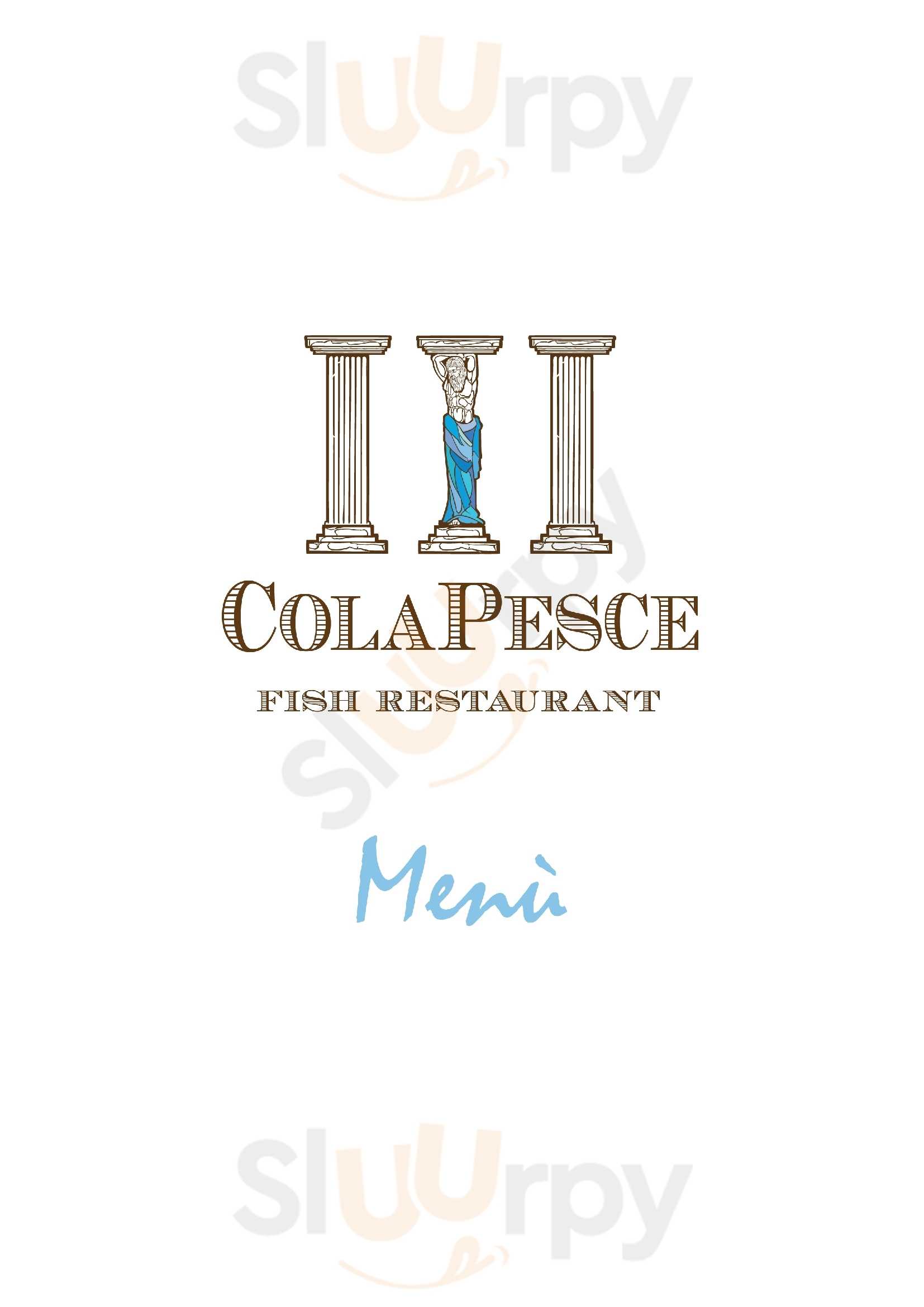 Colapesce Ristorante, Sciacca