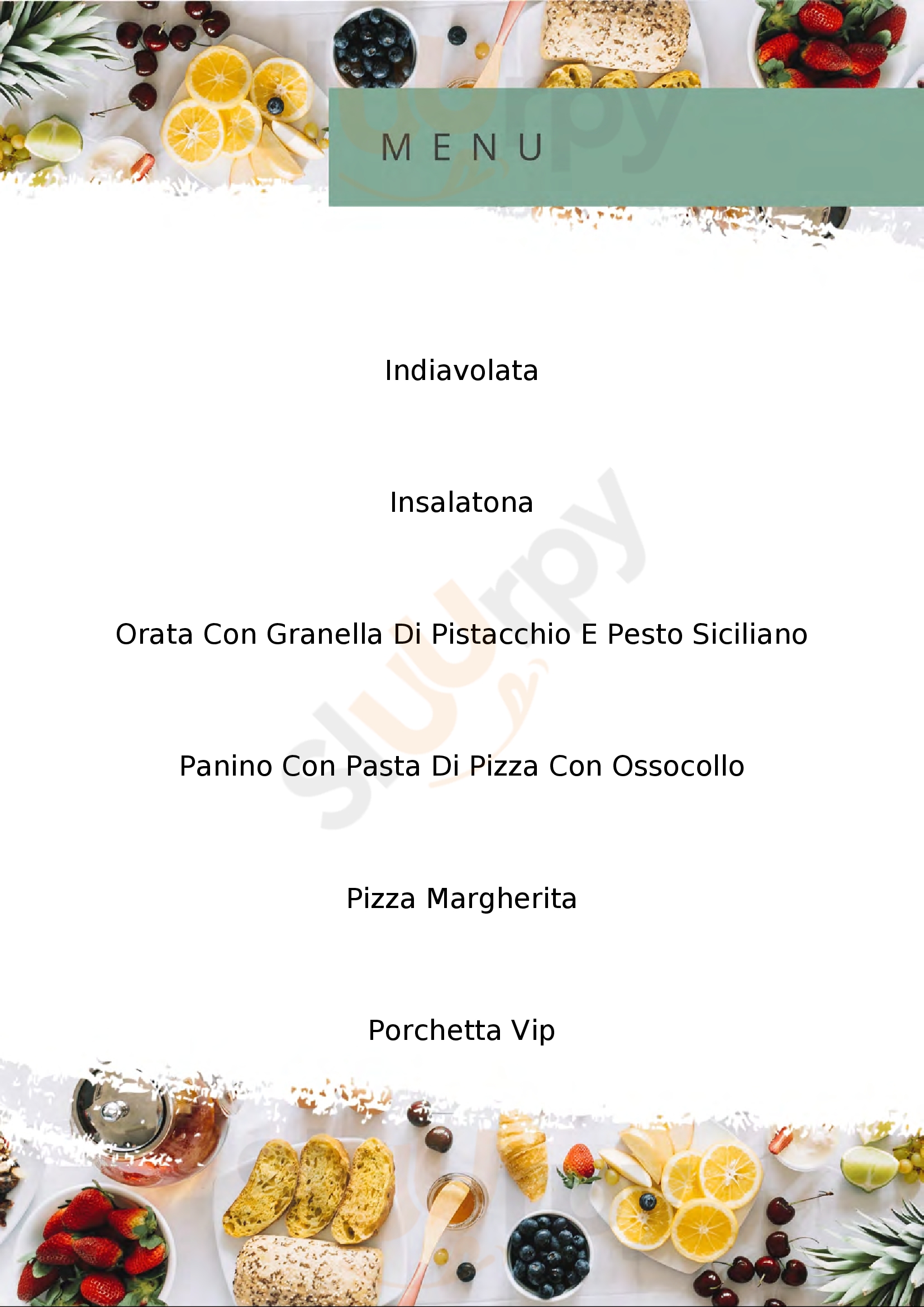 Mejana Restaurant Pizzeria Treviso menù 1 pagina