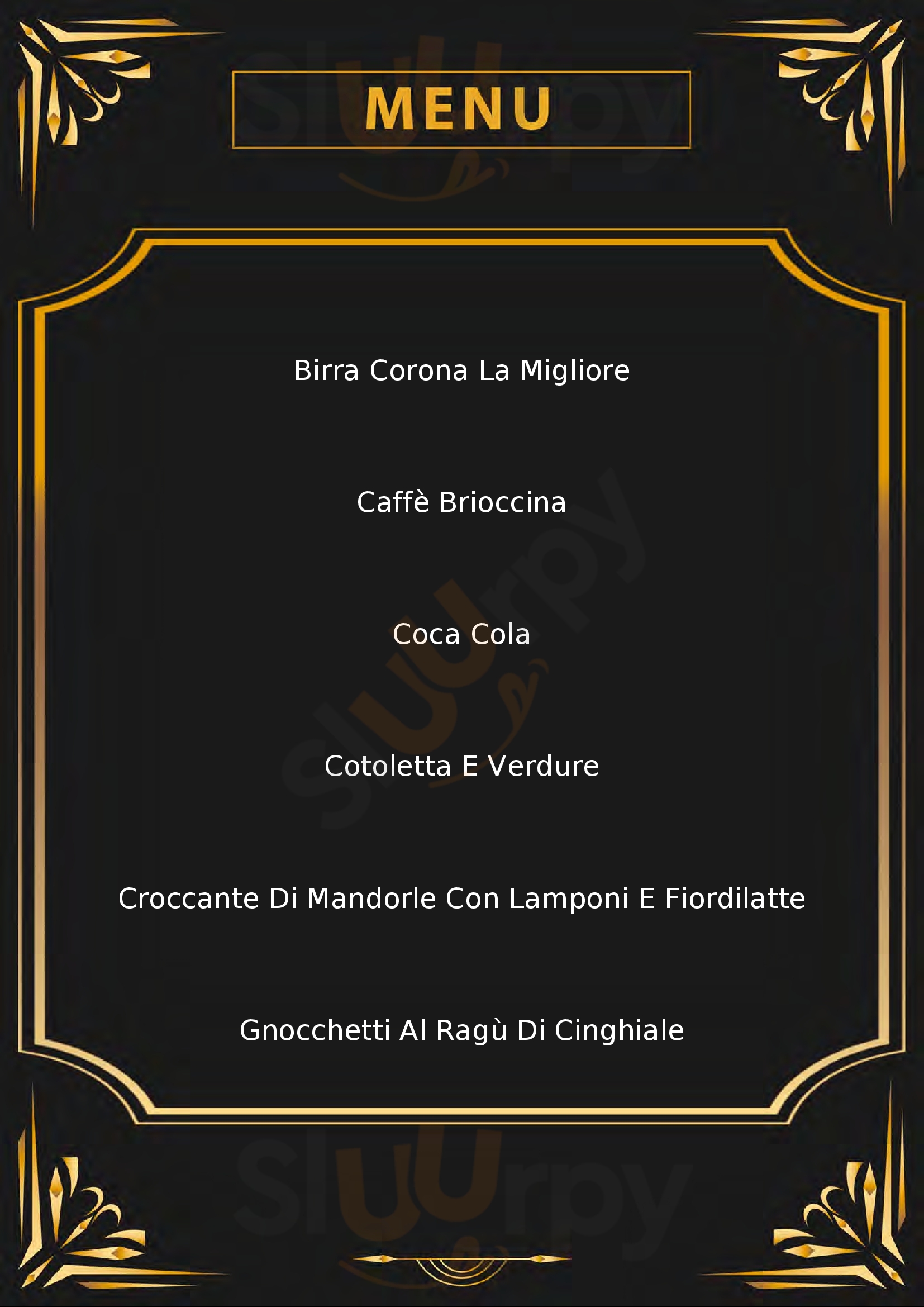 Pizzaclub Gourmet Milano menù 1 pagina
