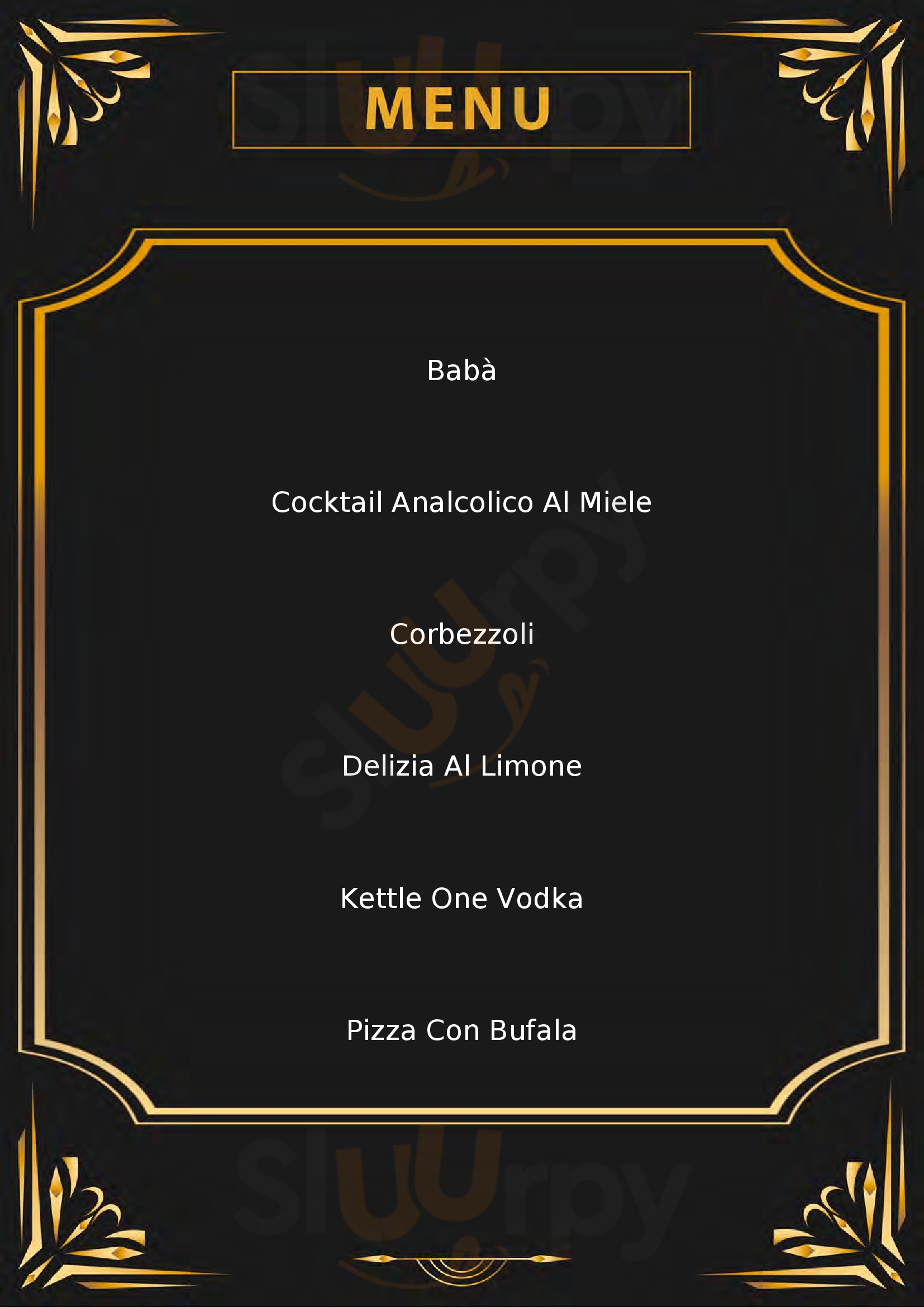 Sciuè Sciuè Pizza & Cocktail Cagliari menù 1 pagina