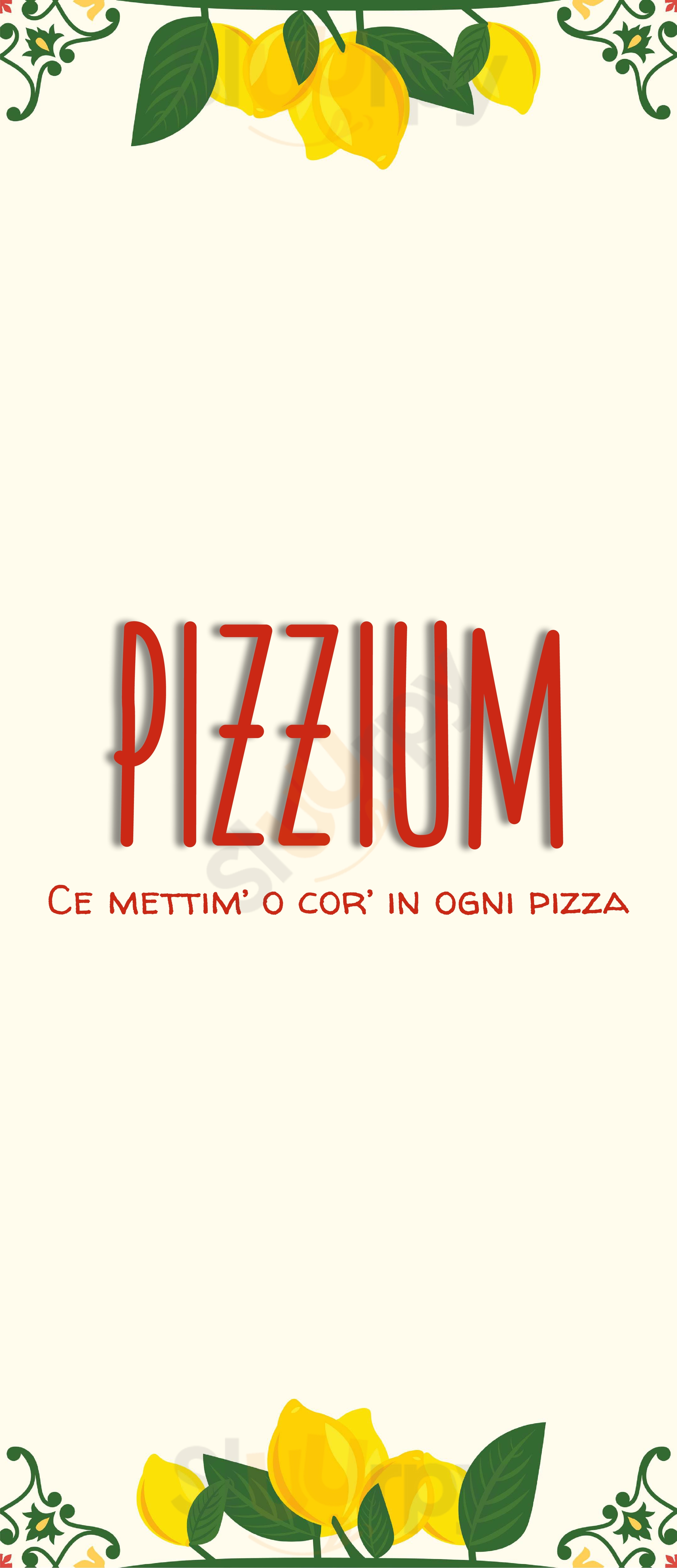 Pizzium - Genova Genova menù 1 pagina