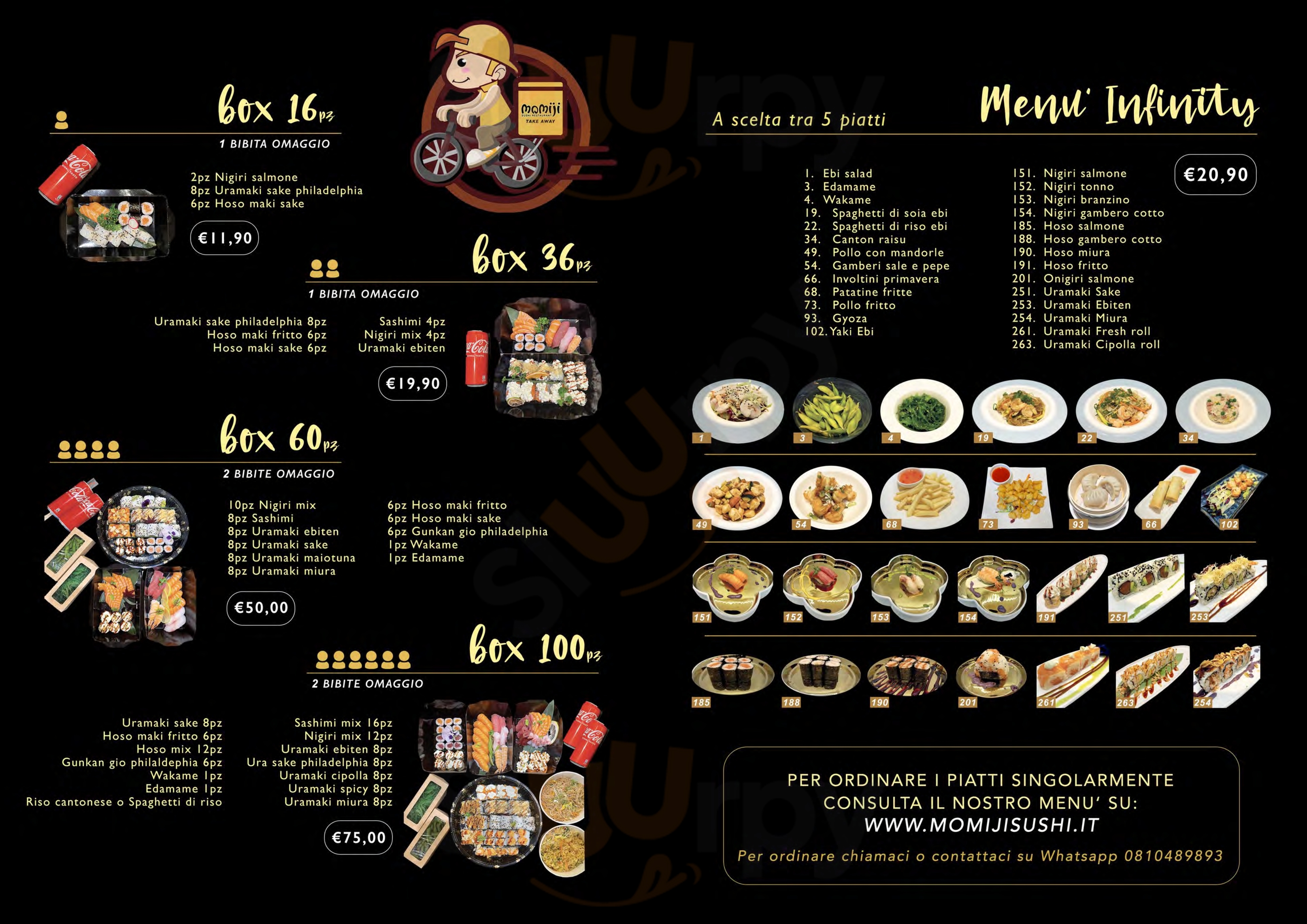 Momiji Sushi Restaurant Caivano menù 1 pagina