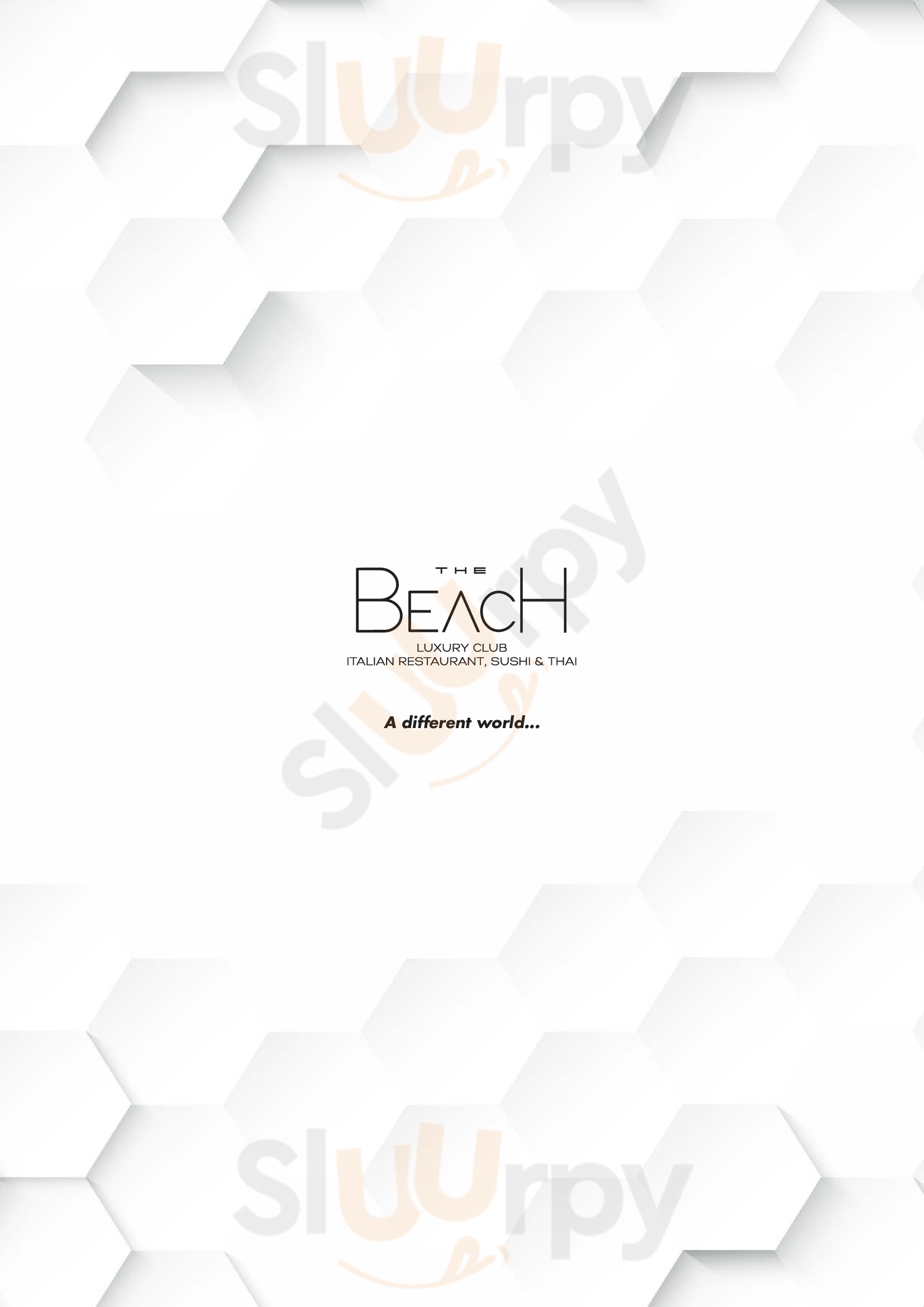 The Beach Luxury Club Santa Flavia menù 1 pagina